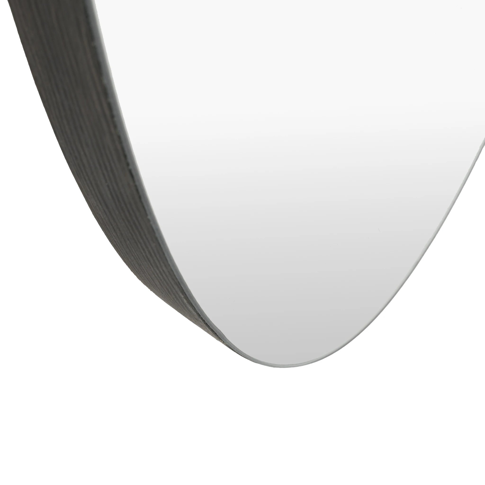Meji Black Ellipse Wall Mirror 40x120cm