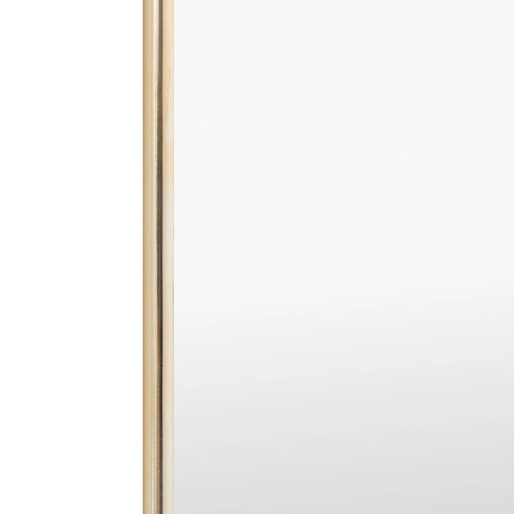 Avellino Brass Ellipse Wall Mirror 40x100cm