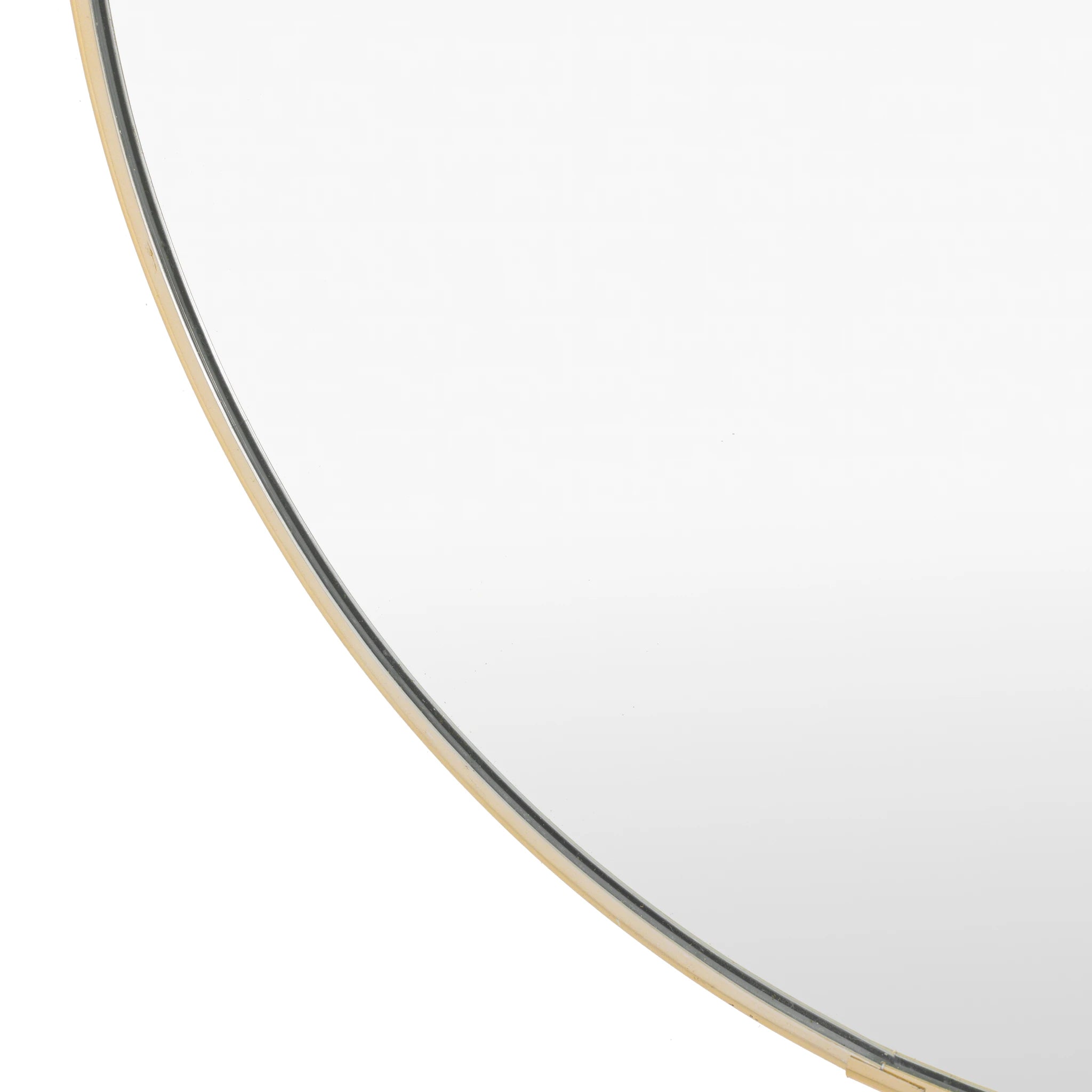 Avellino Brass Ellipse Wall Mirror 40x100cm