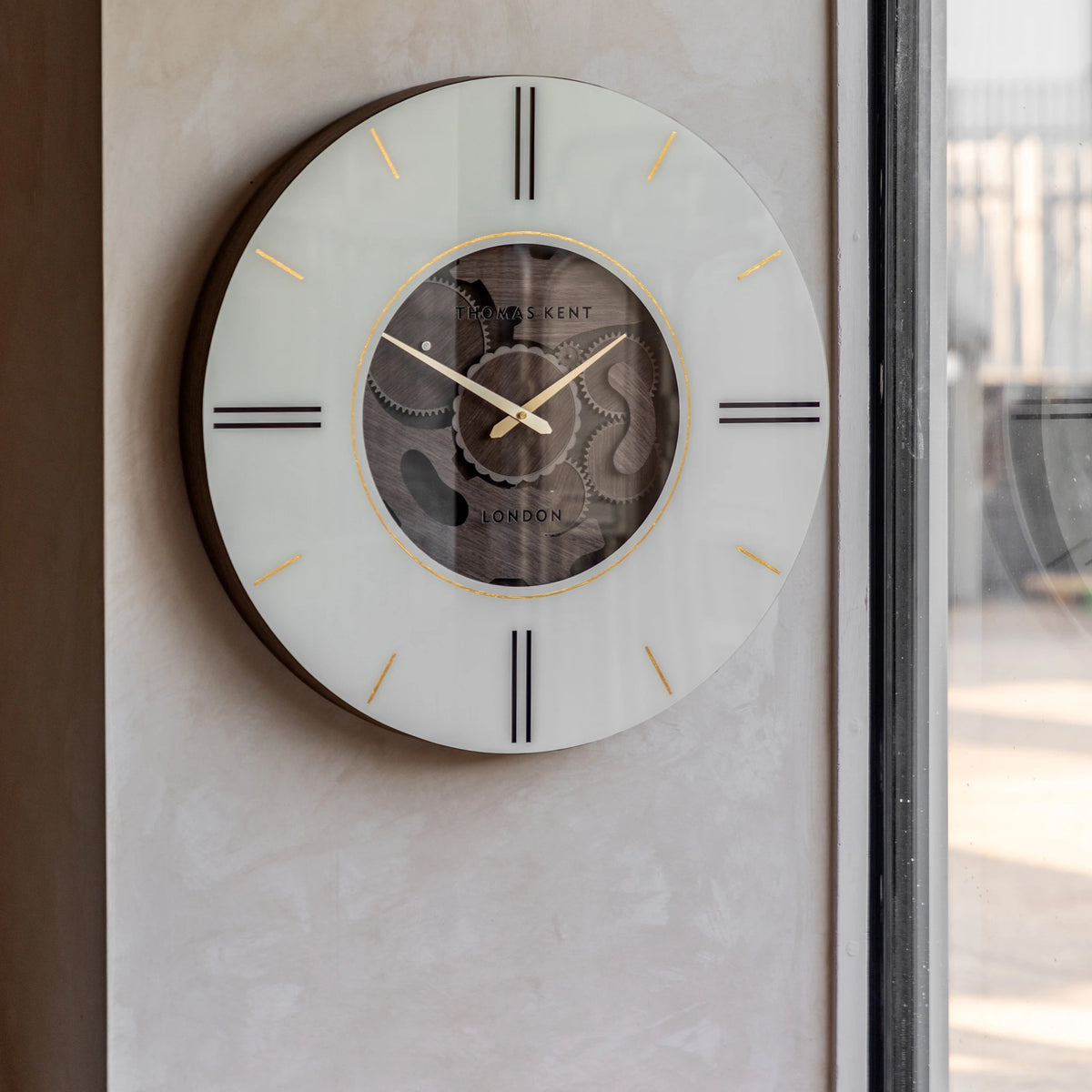 Valenza Dark Walnut Wall Clock