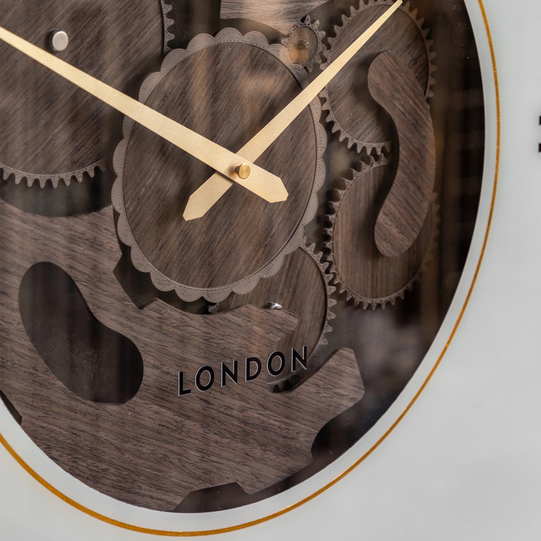 Valenza Dark Walnut Wall Clock