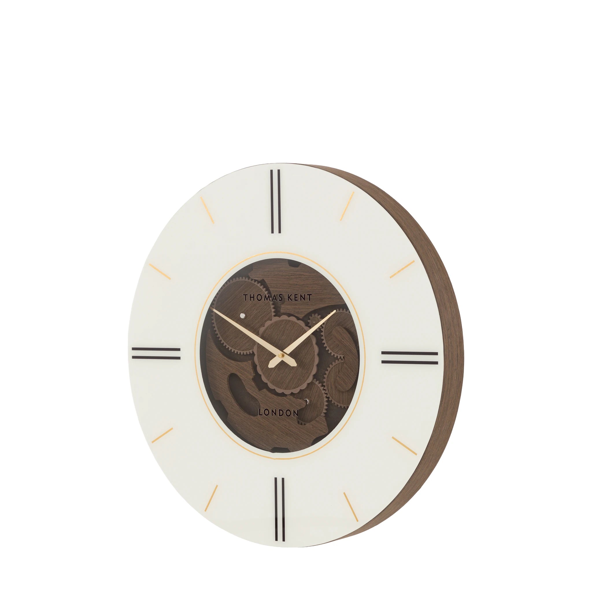 Valenza Dark Walnut Wall Clock