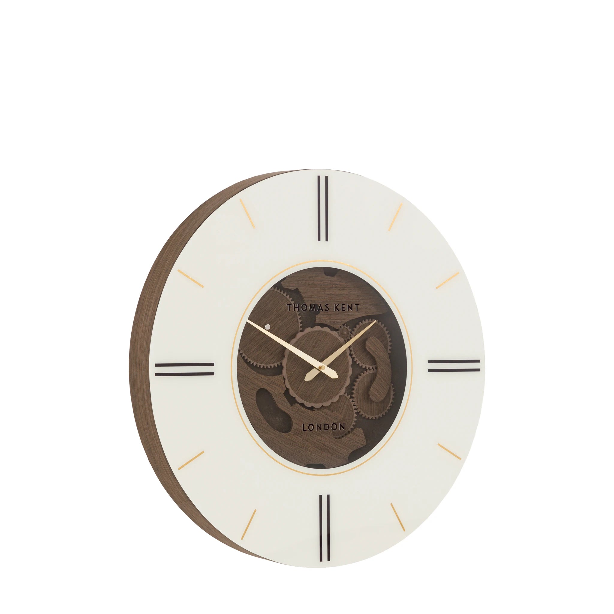 Valenza Dark Walnut Wall Clock