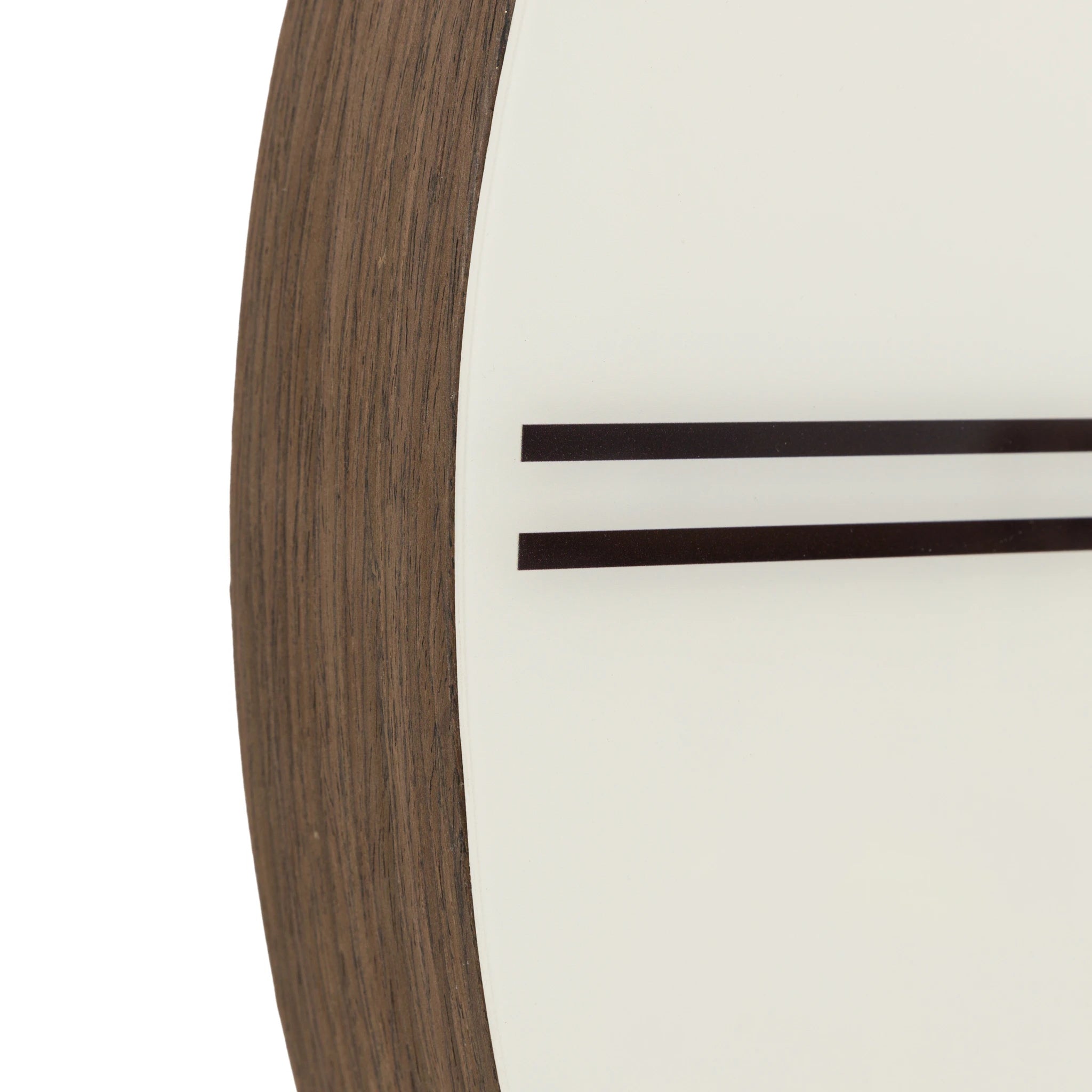 Valenza Dark Walnut Wall Clock