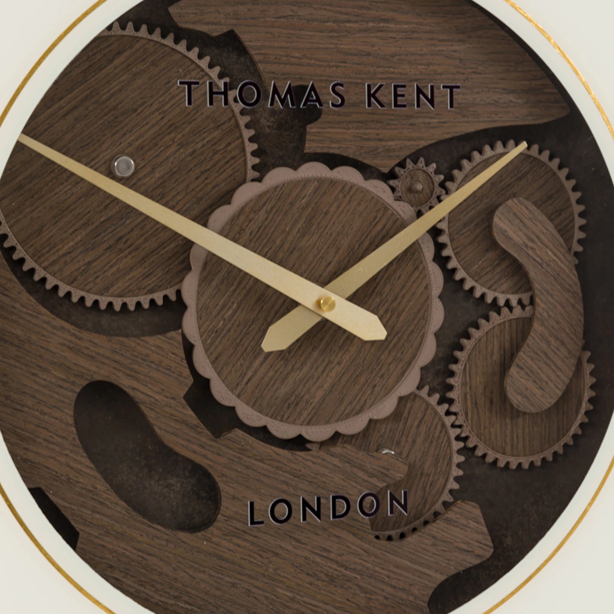 Valenza Dark Walnut Wall Clock
