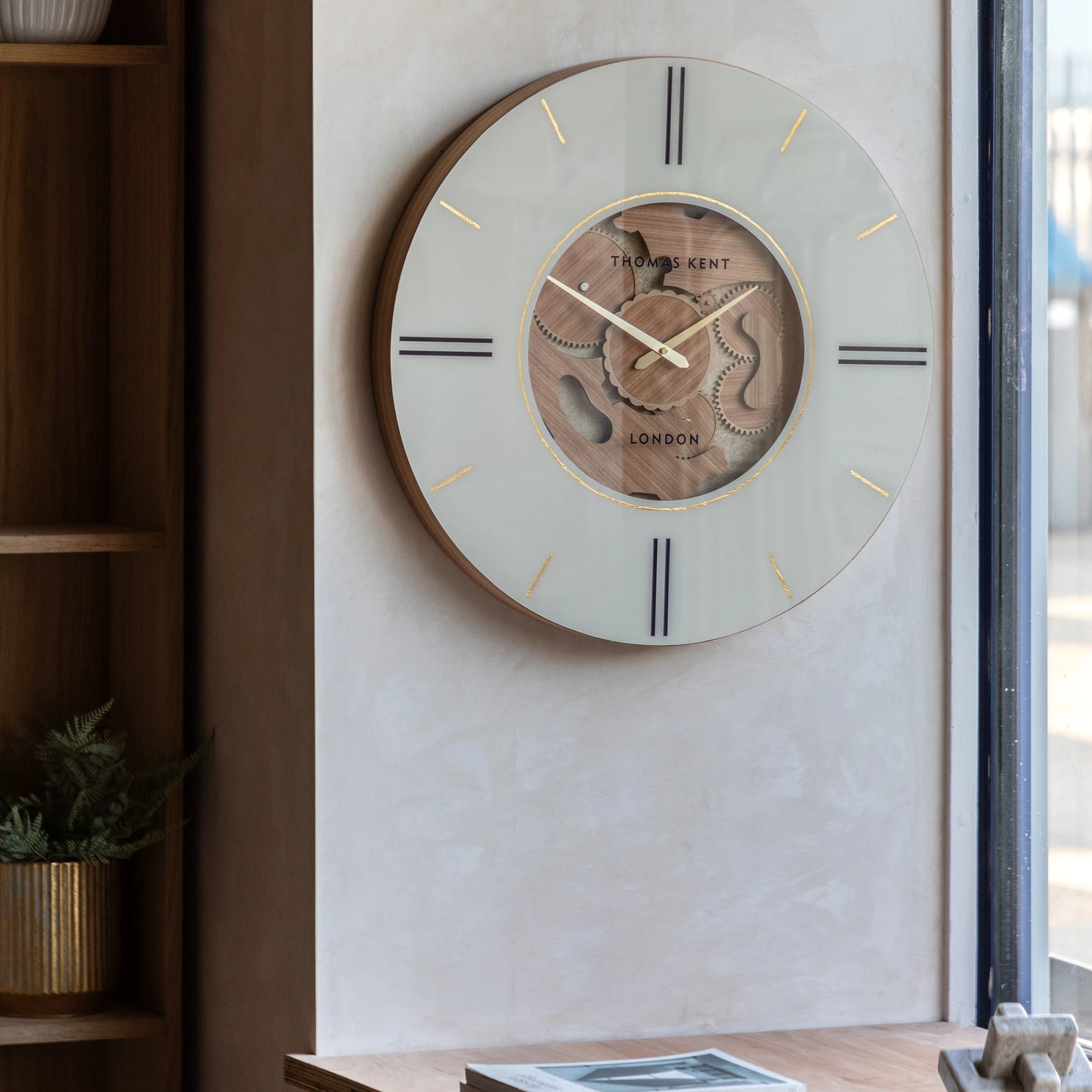 Valenza Oak Wood Wall Clock
