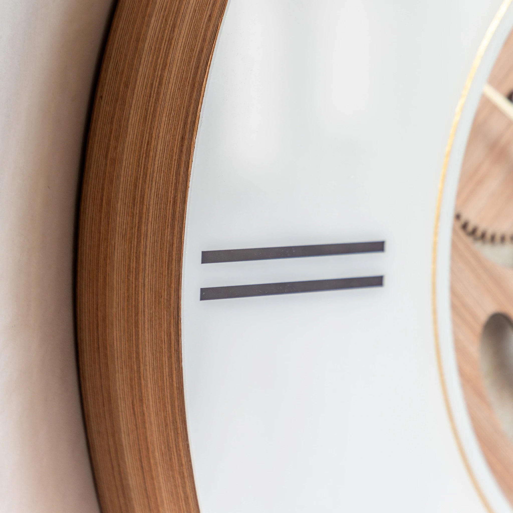 Valenza Oak Wood Wall Clock
