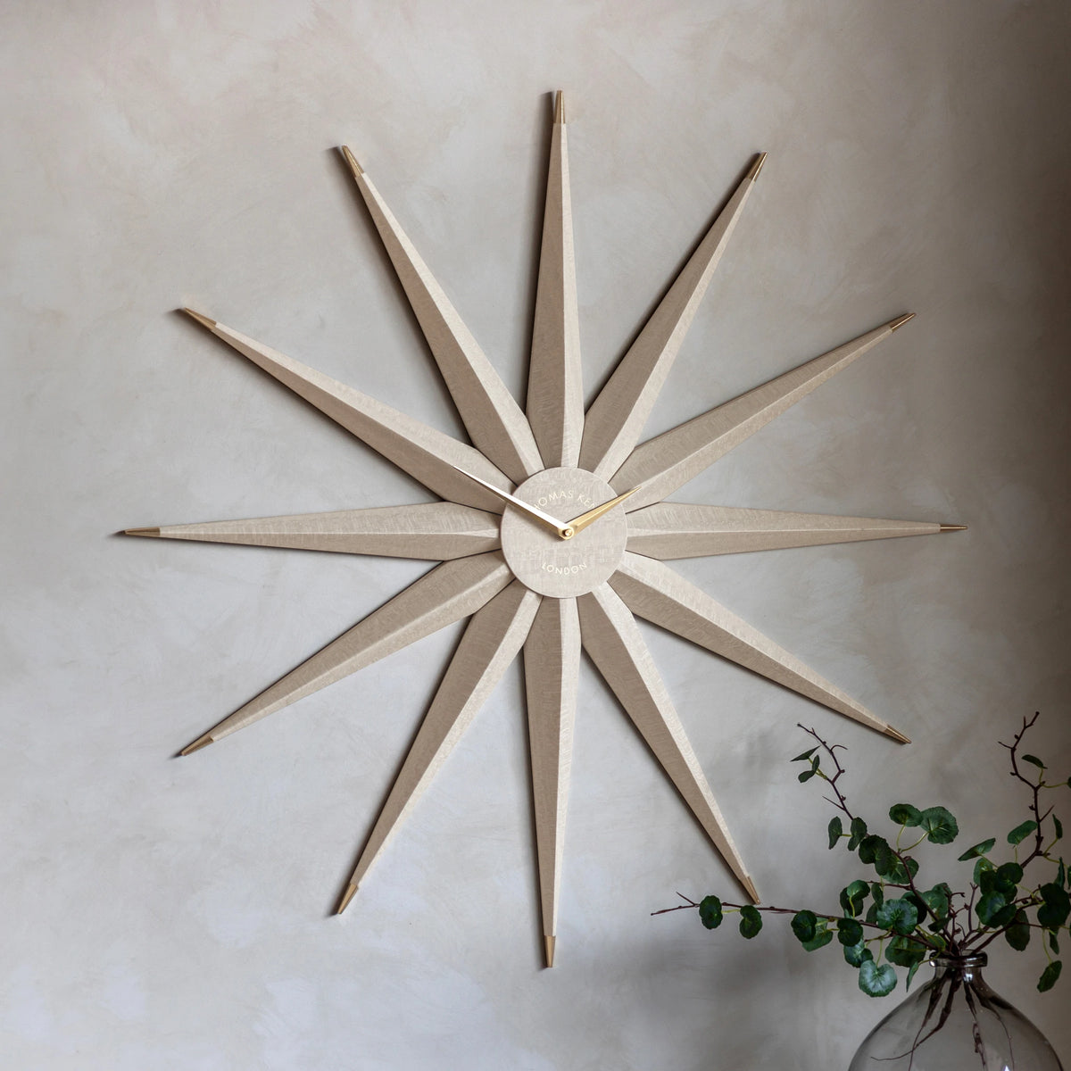South Star Light Grey Wall Clock
