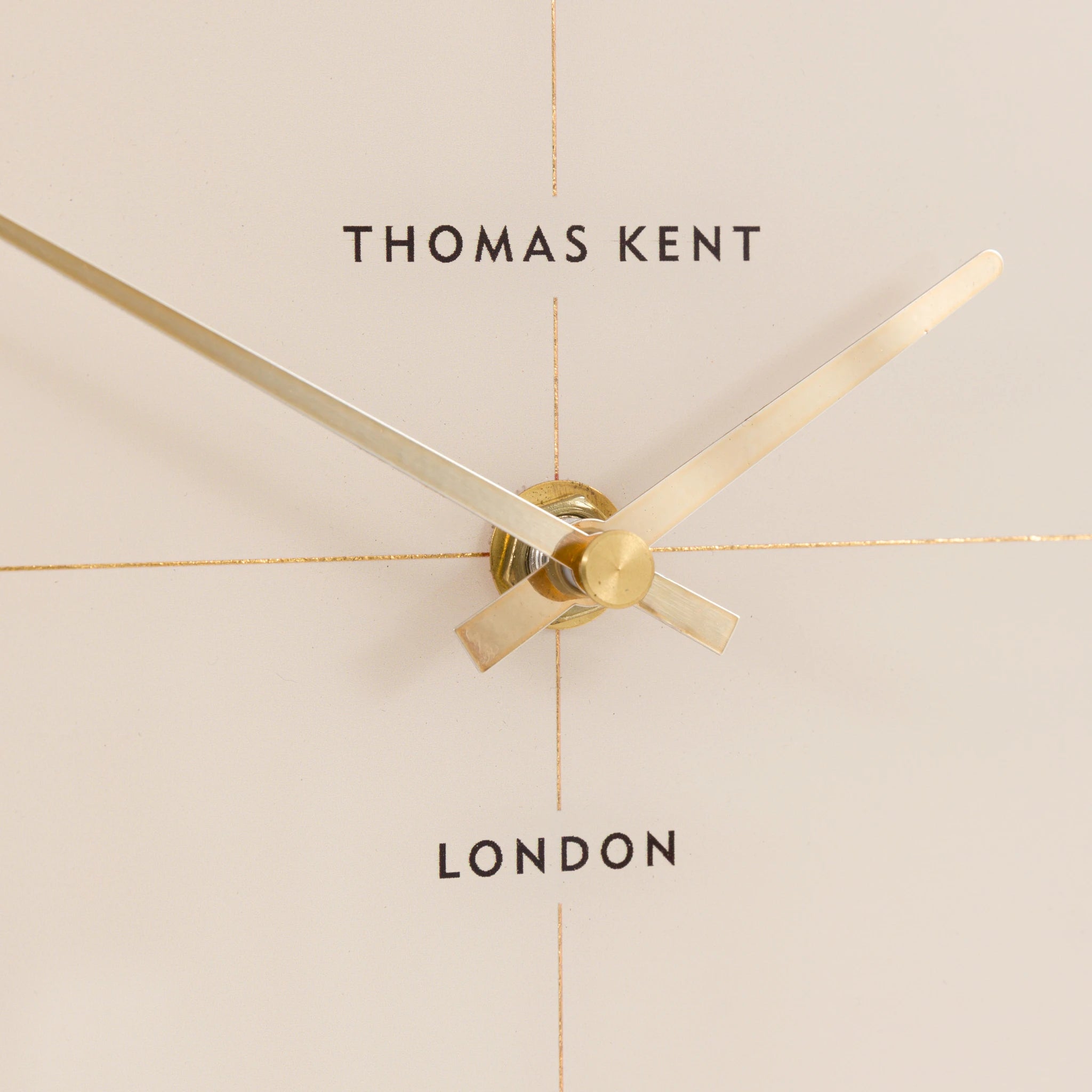 Carlisle Striped Oak Wood & White Round Mantel Clock