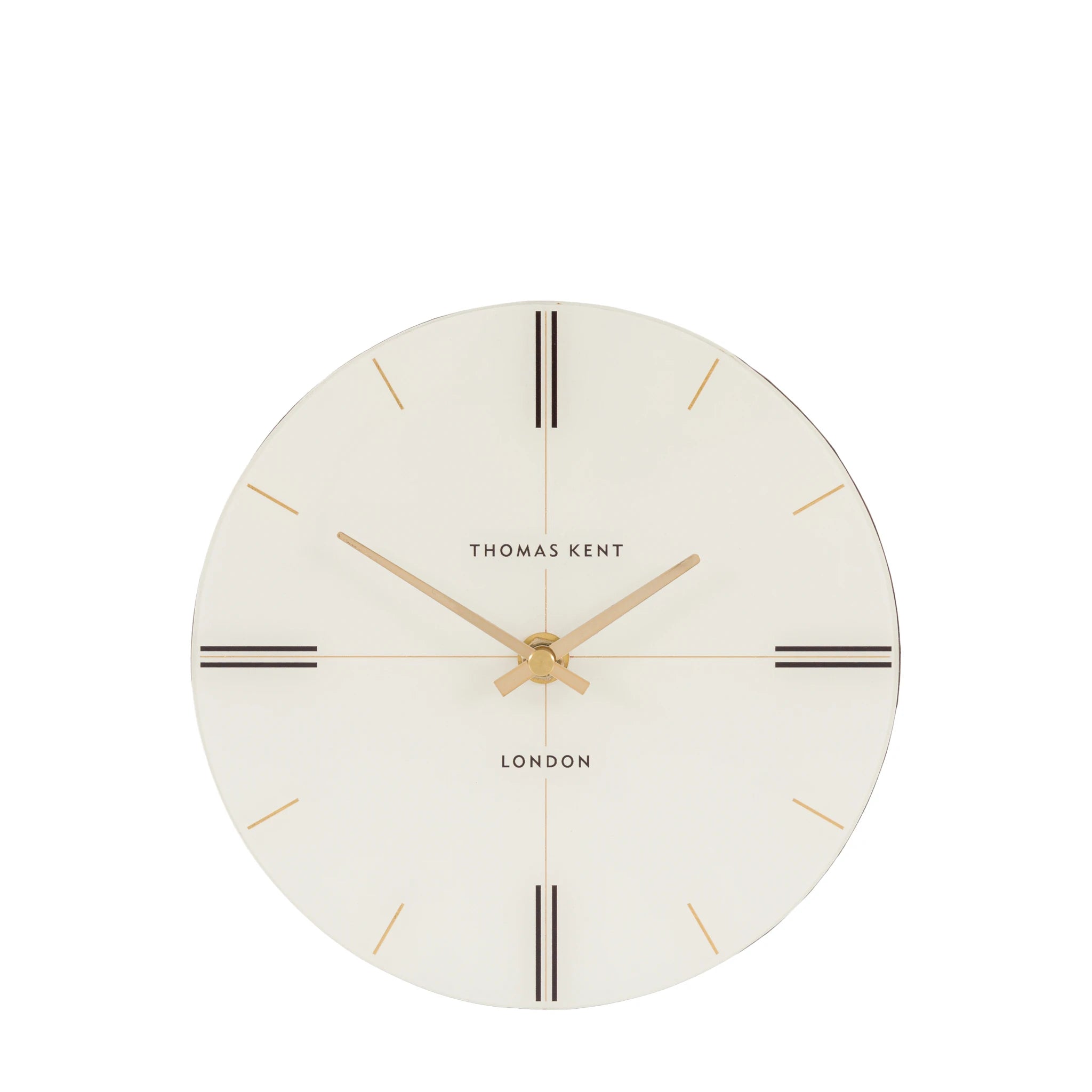 Carlisle Dark Walnut Square Mantel Clock