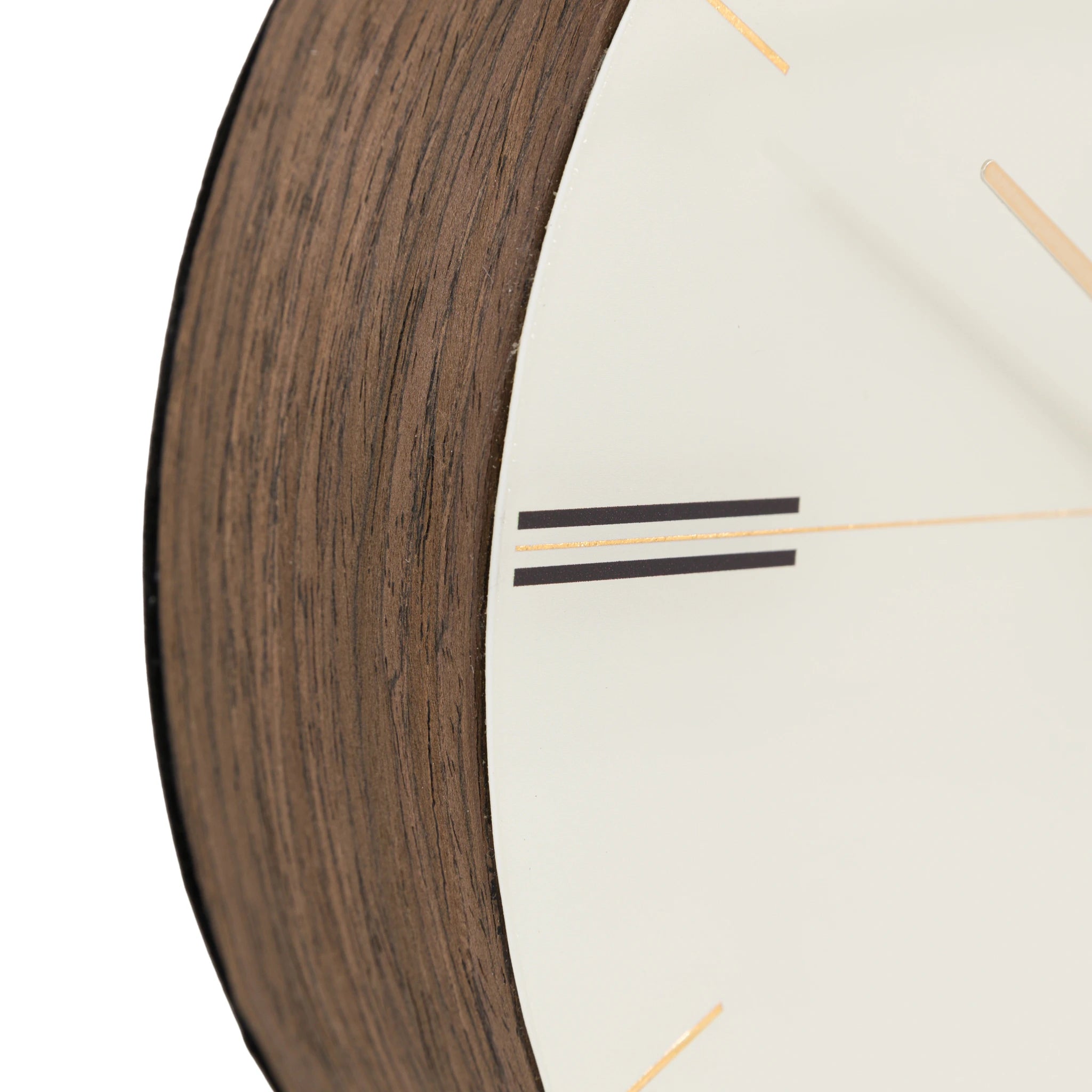Carlisle Dark Walnut Square Mantel Clock