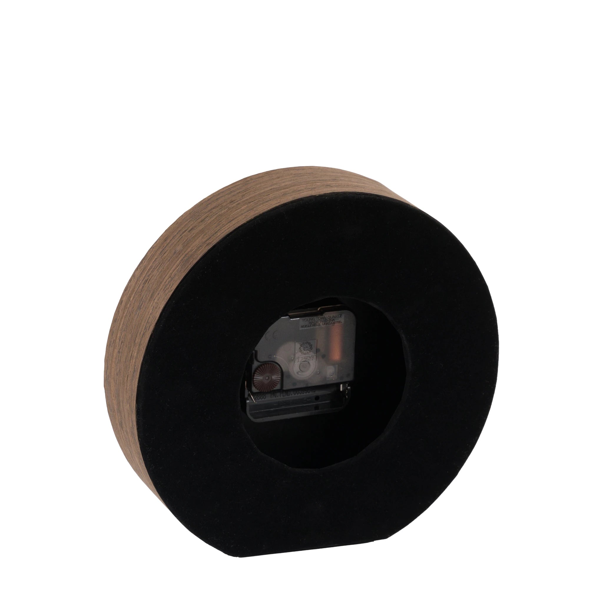 Carlisle Dark Walnut Square Mantel Clock