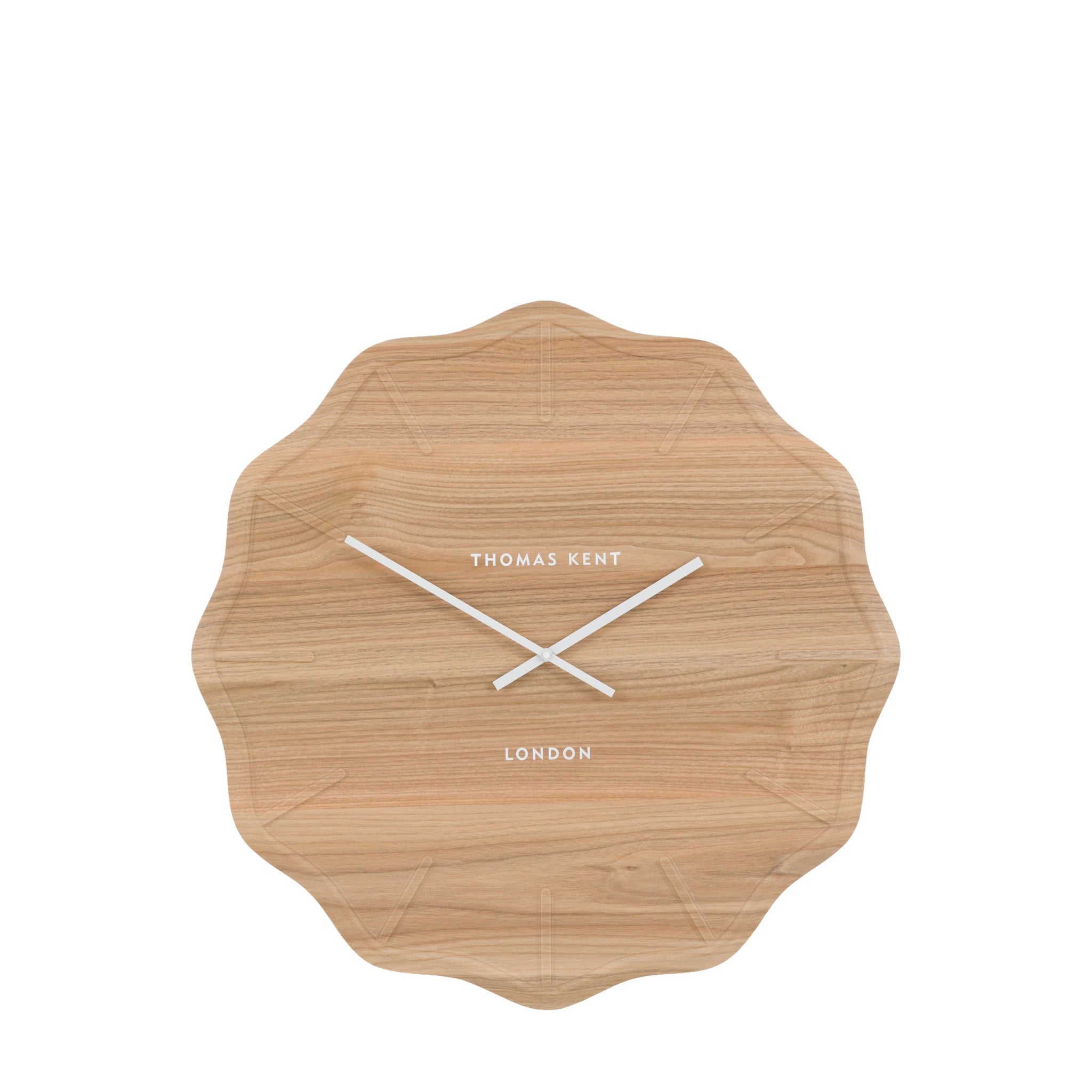 Cezara Light Cedar Wall Clock