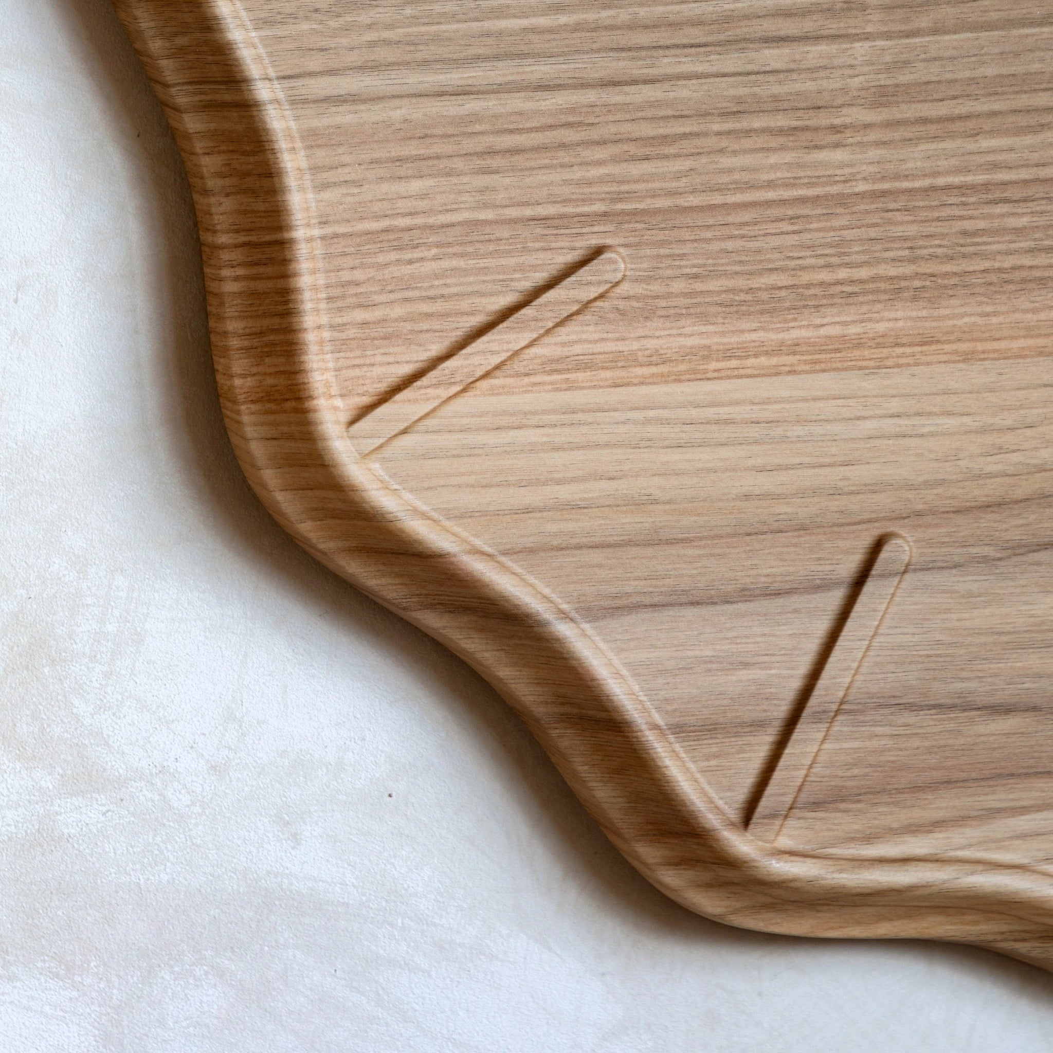 Cezara Light Cedar Wall Clock