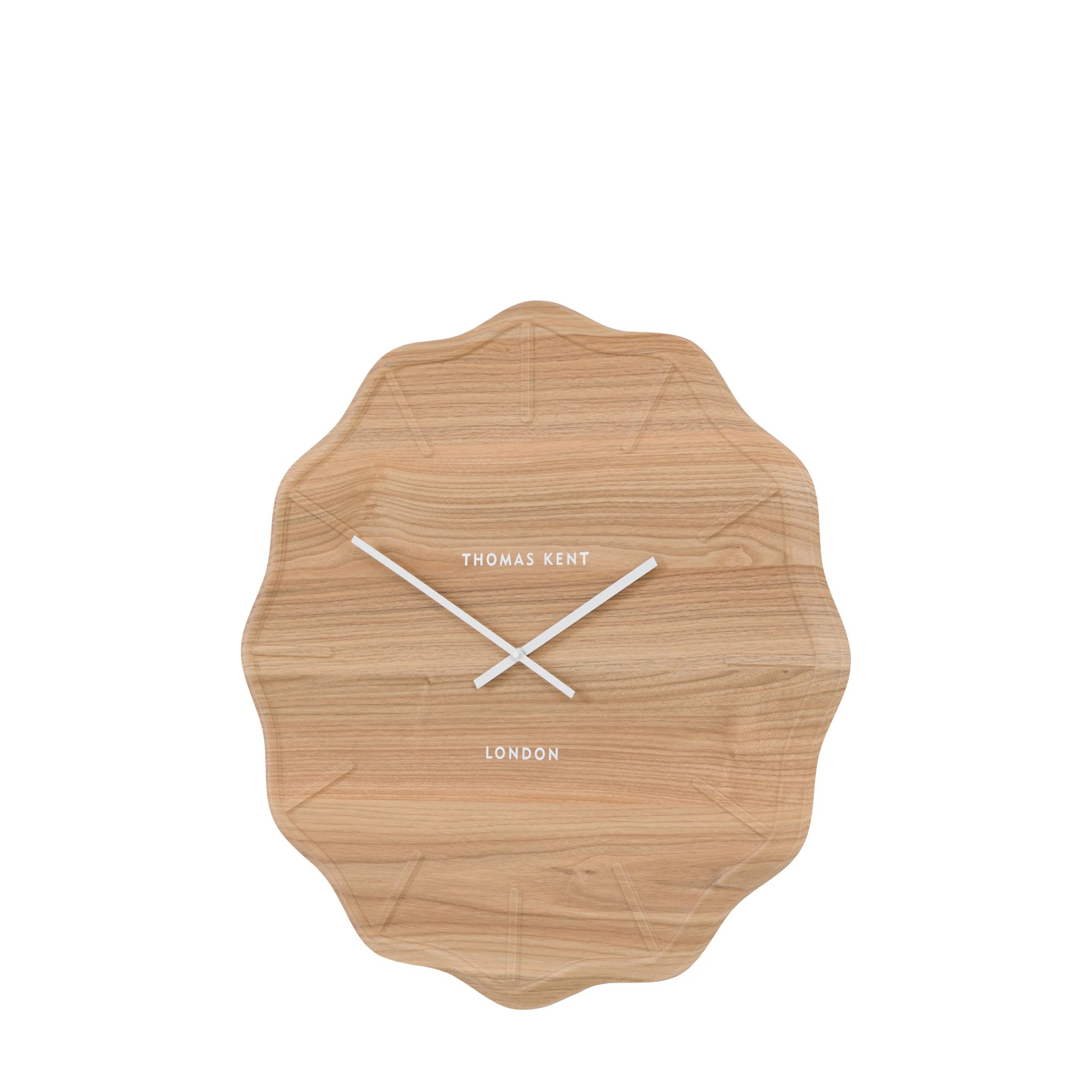 Cezara Light Cedar Wall Clock