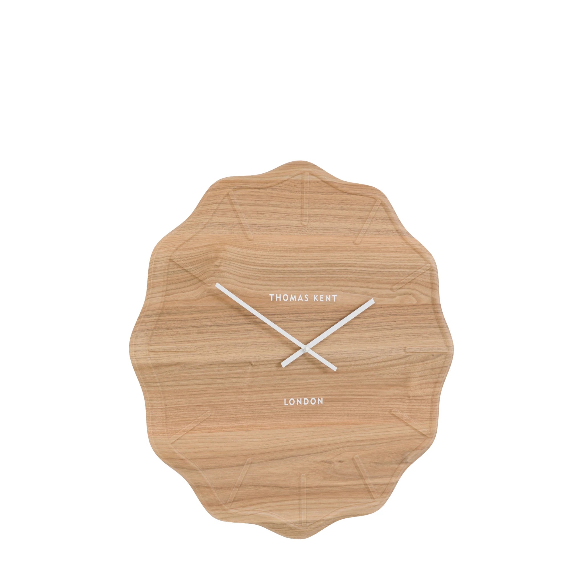 Cezara Light Cedar Wall Clock