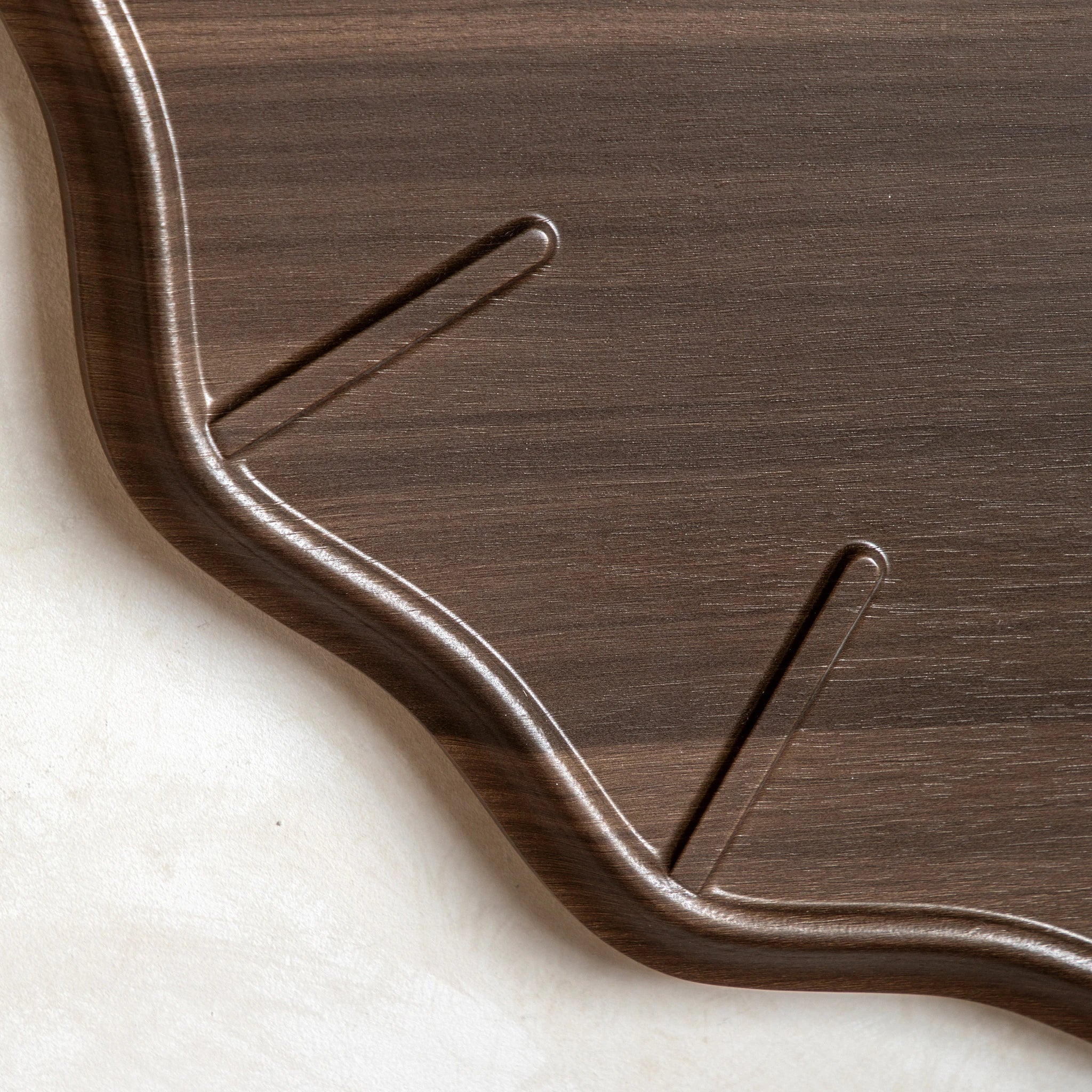 Cezara Dark Cedar Wall Clock
