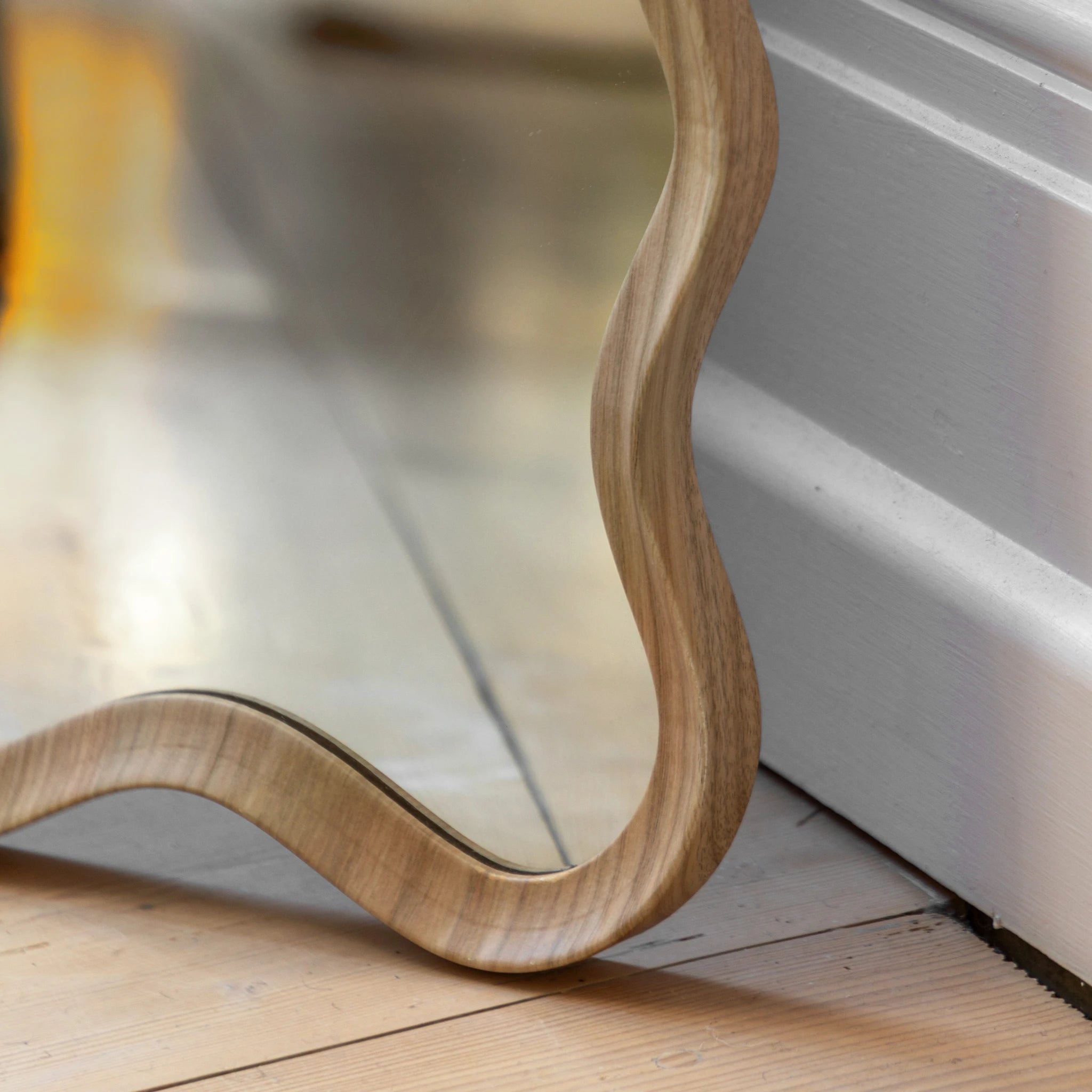 Ondaro Oak Wood Leaner Mirror 50x150cm