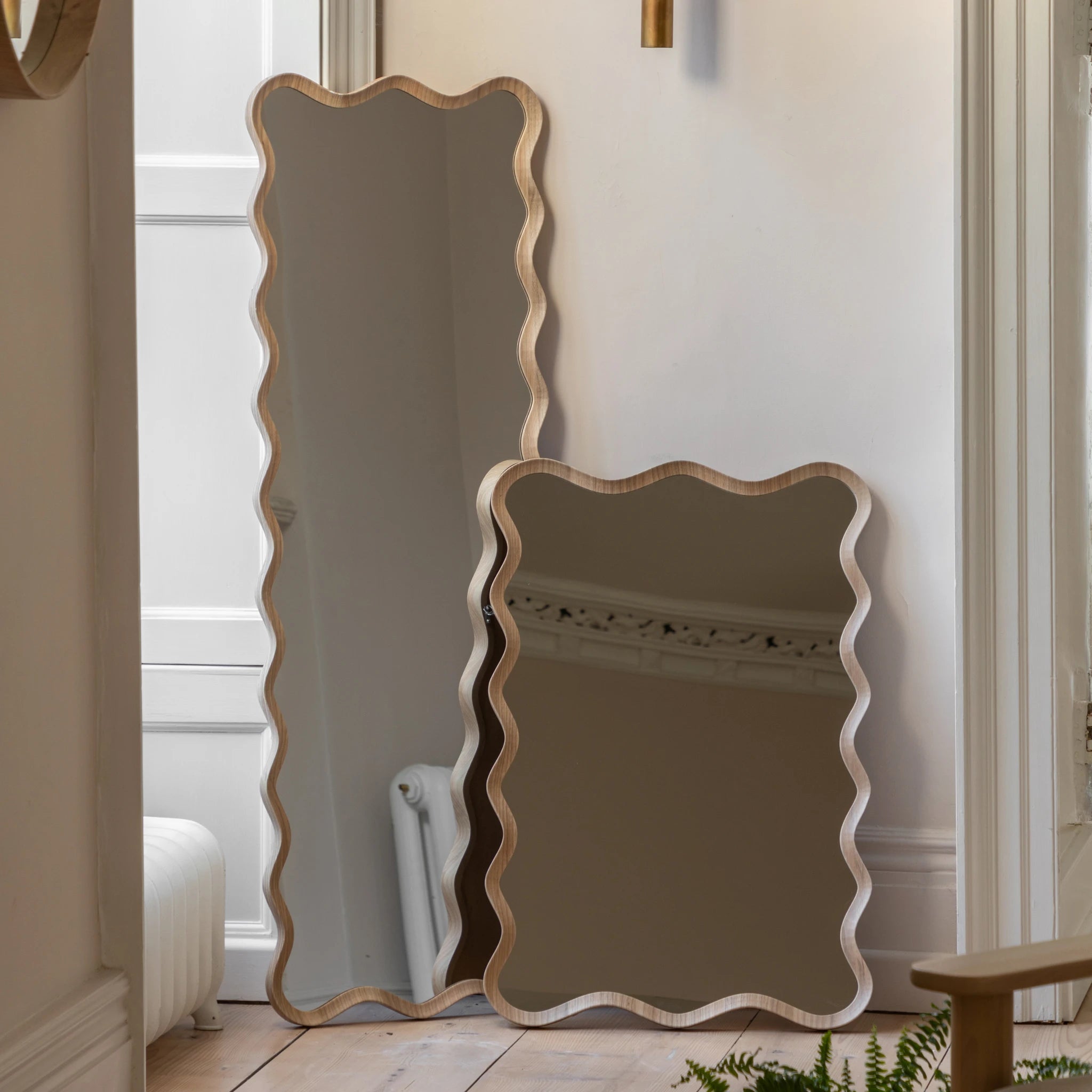 Ondaro Oak Wood Leaner Mirror 50x150cm