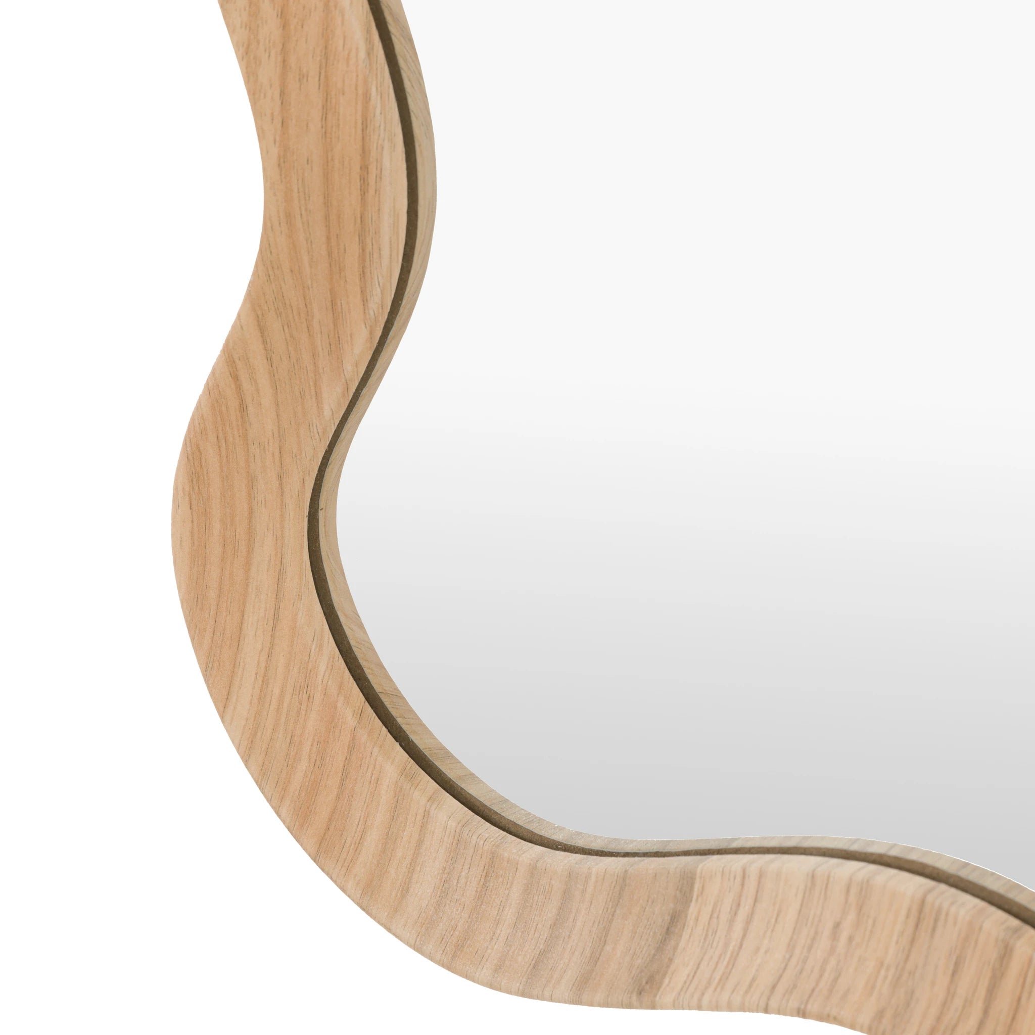 Ondaro Oak Wood Wall Mirror 60x90cm