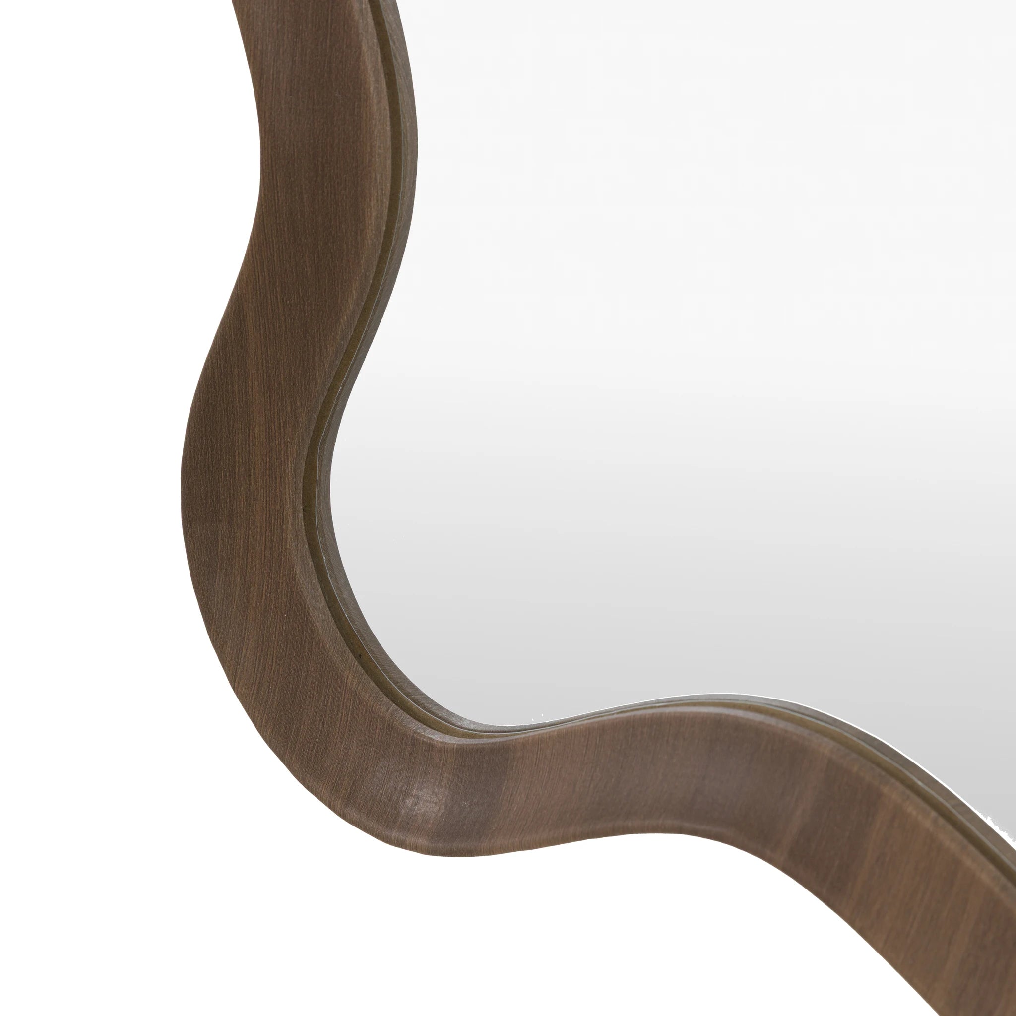 Ondaro Walnut Brown Wood Leaner Mirror 50x150cm