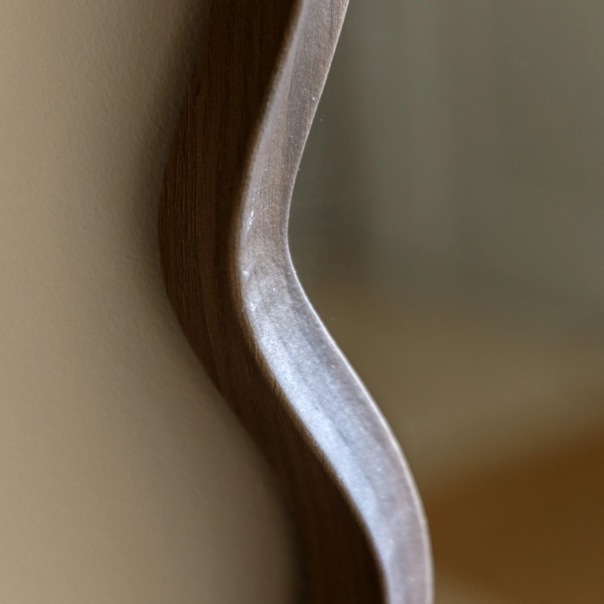 Ondaro Walnut Brown Wood Wall Mirror 60x90cm