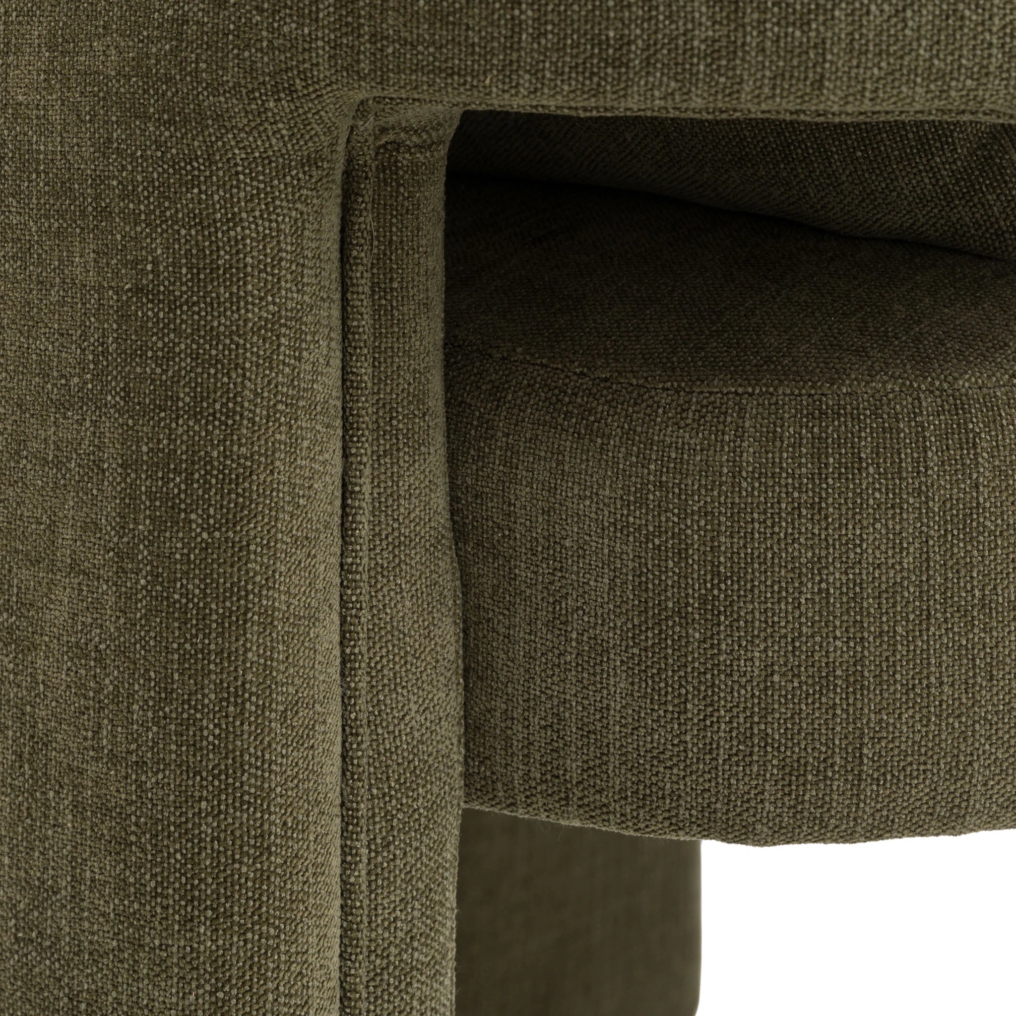 Vescia Green Fabric Armchair