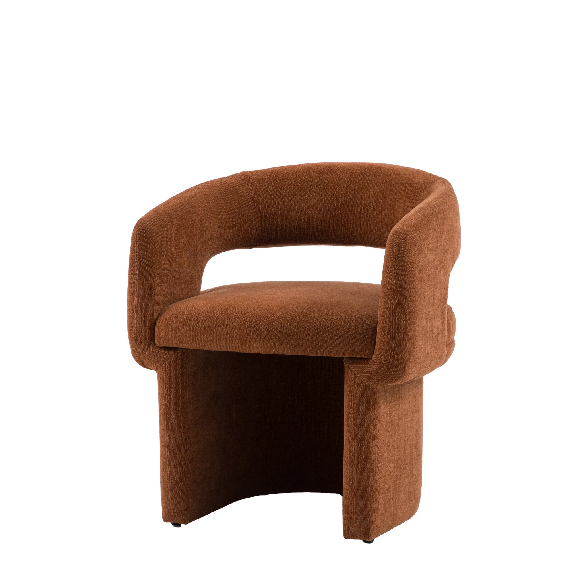 Harlo Rust Fabric Dining Chair
