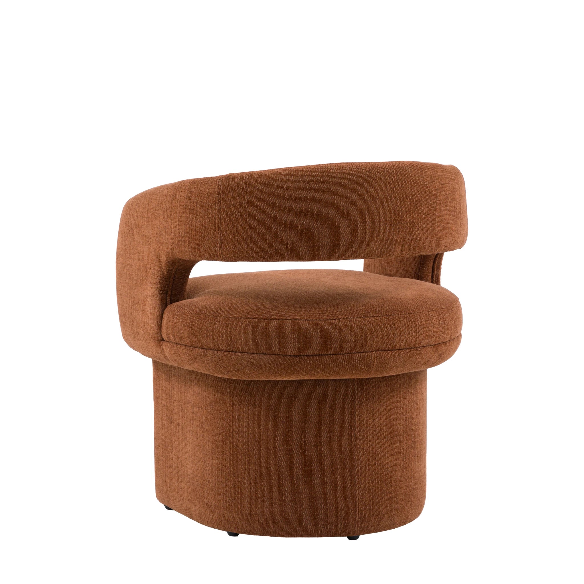 Harlo Rust Fabric Dining Chair