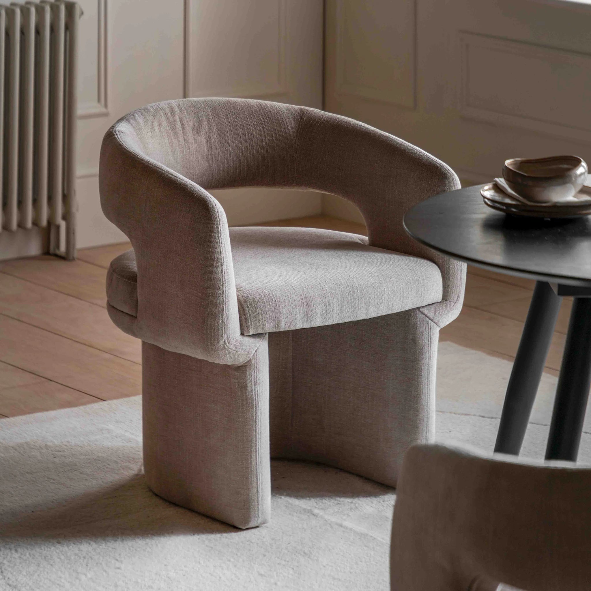 Harlo Natural Fabric Dining Chair