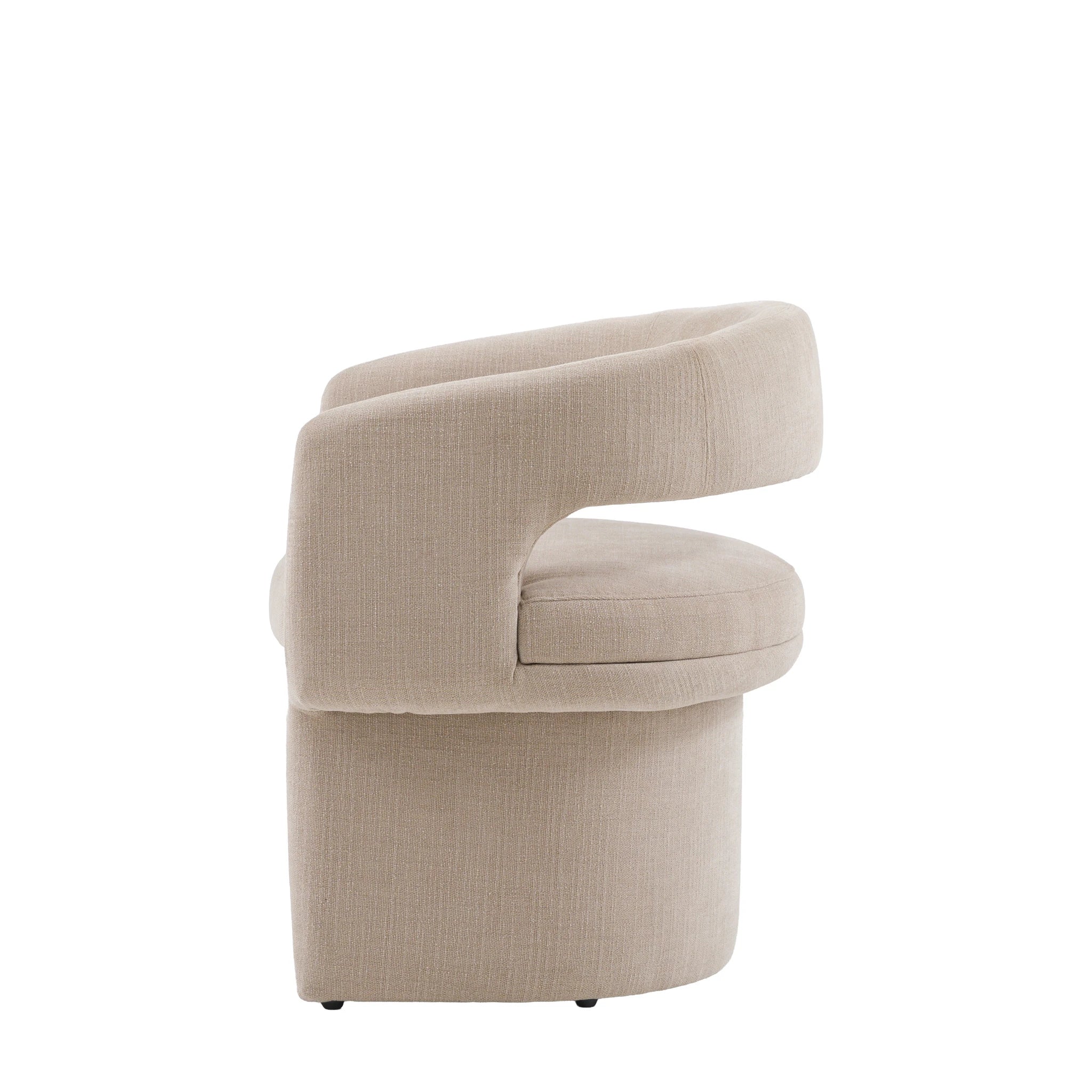 Harlo Natural Fabric Dining Chair