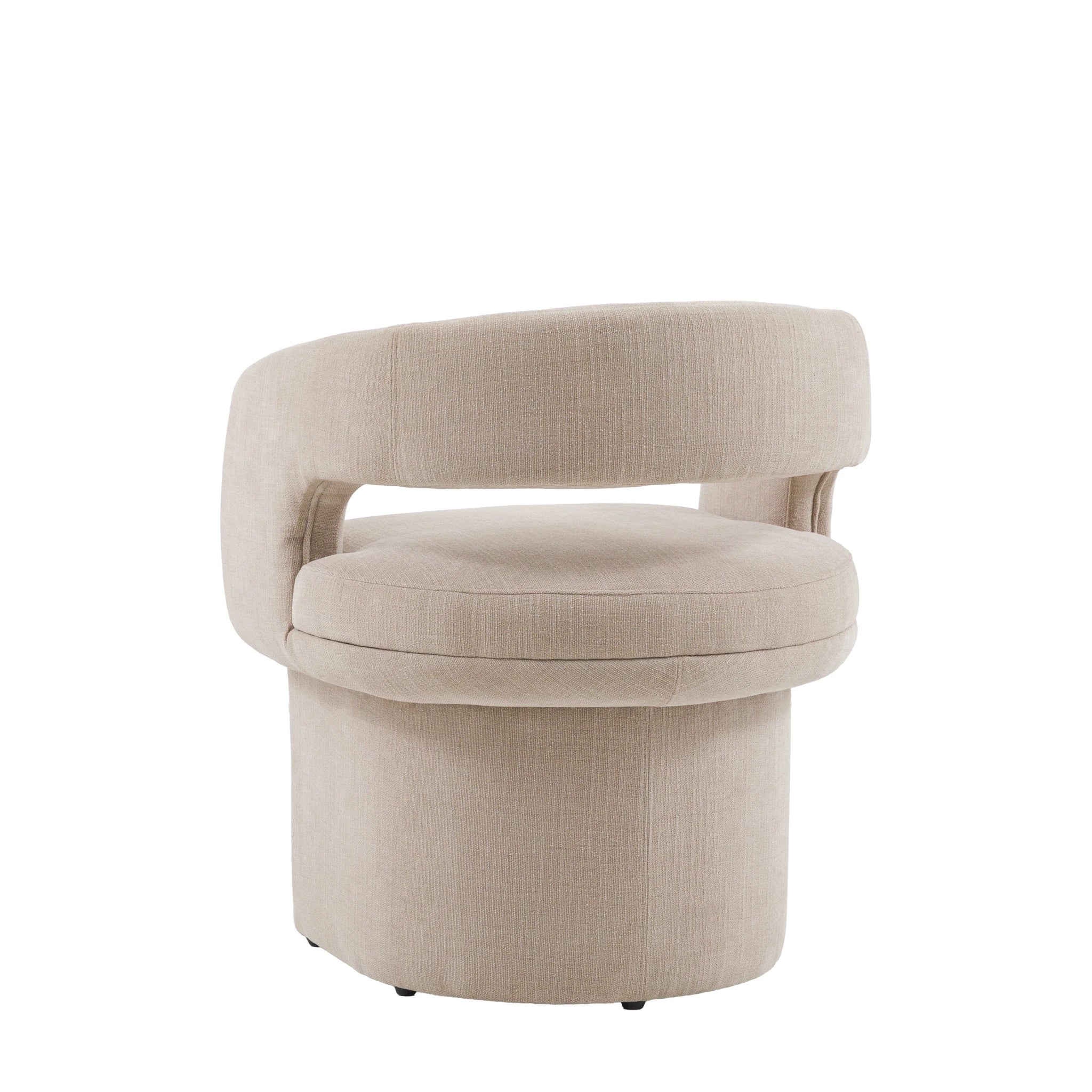 Harlo Natural Fabric Dining Chair