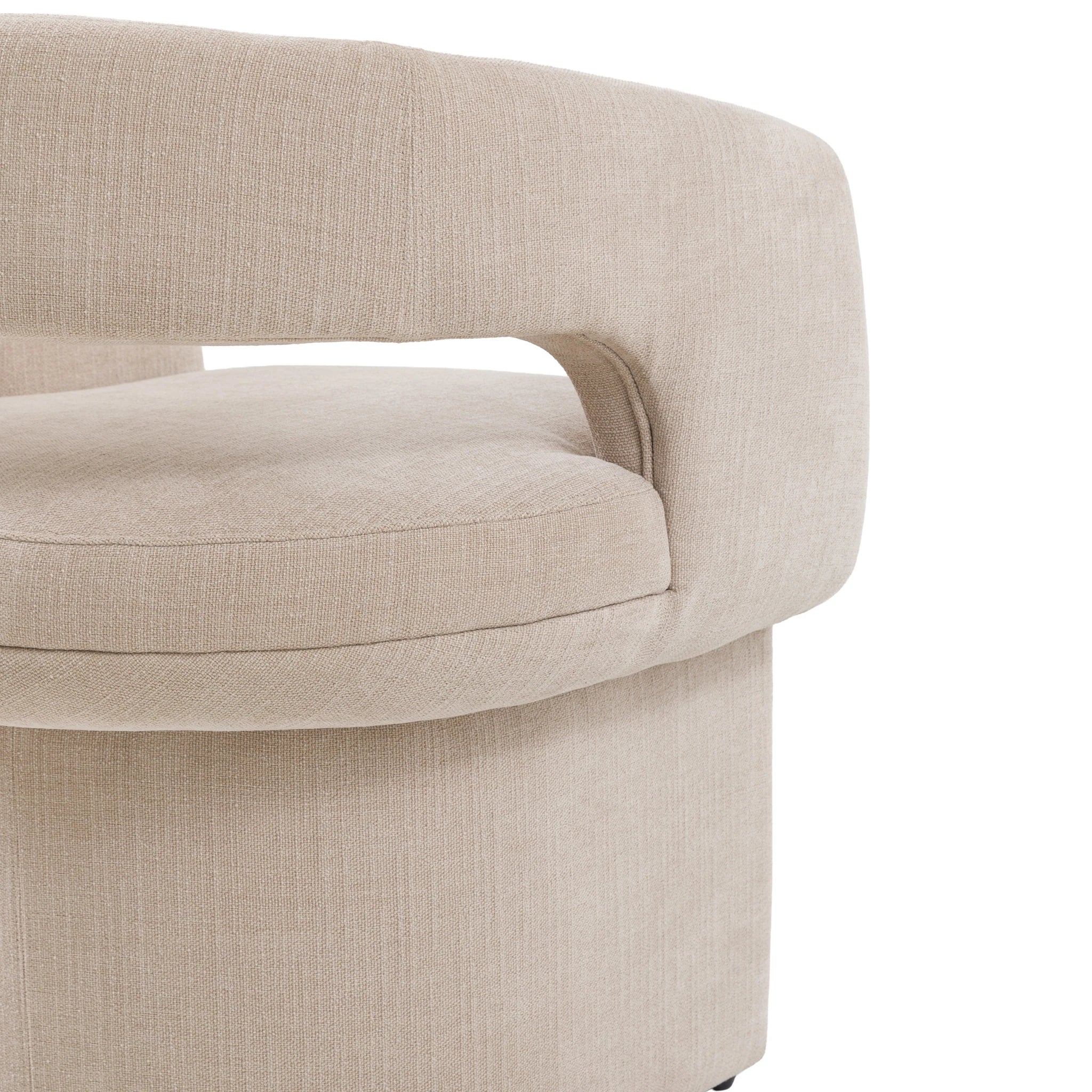 Harlo Natural Fabric Dining Chair