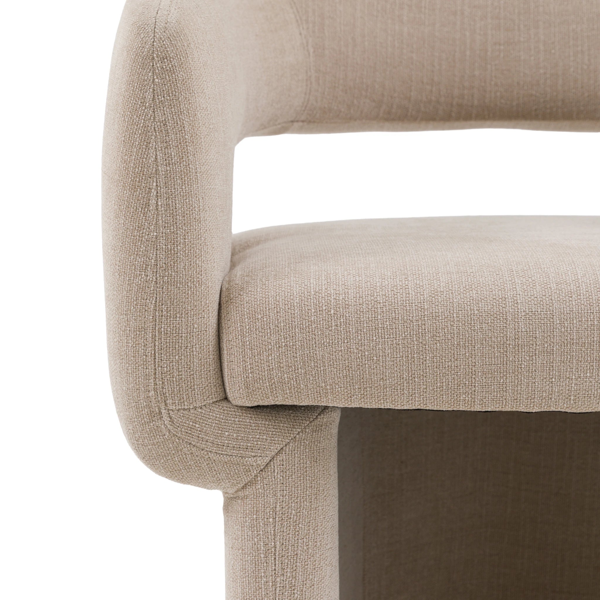 Harlo Natural Fabric Dining Chair