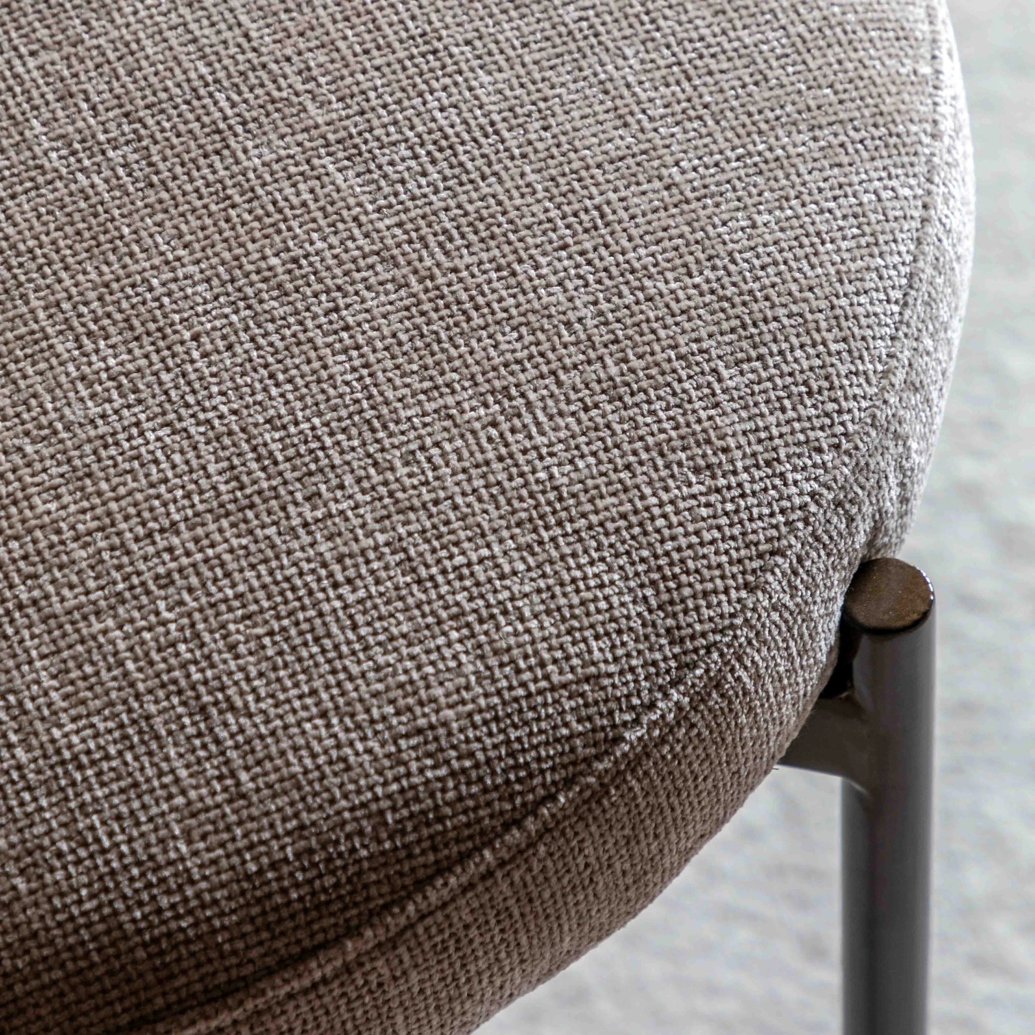Set of 2 Ortona Natural Fabric Dining Chairs
