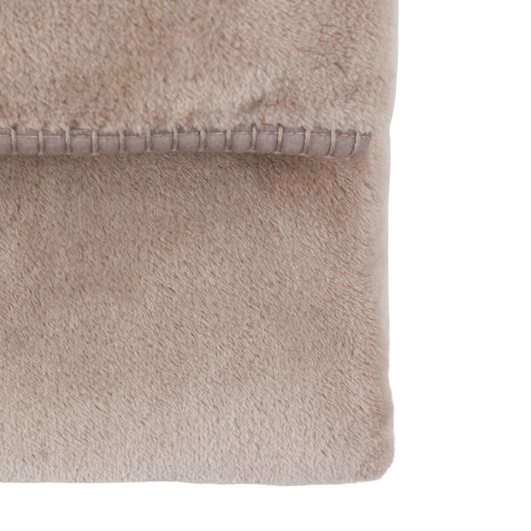 Aldervale Toasty Fleece Taupe Throw