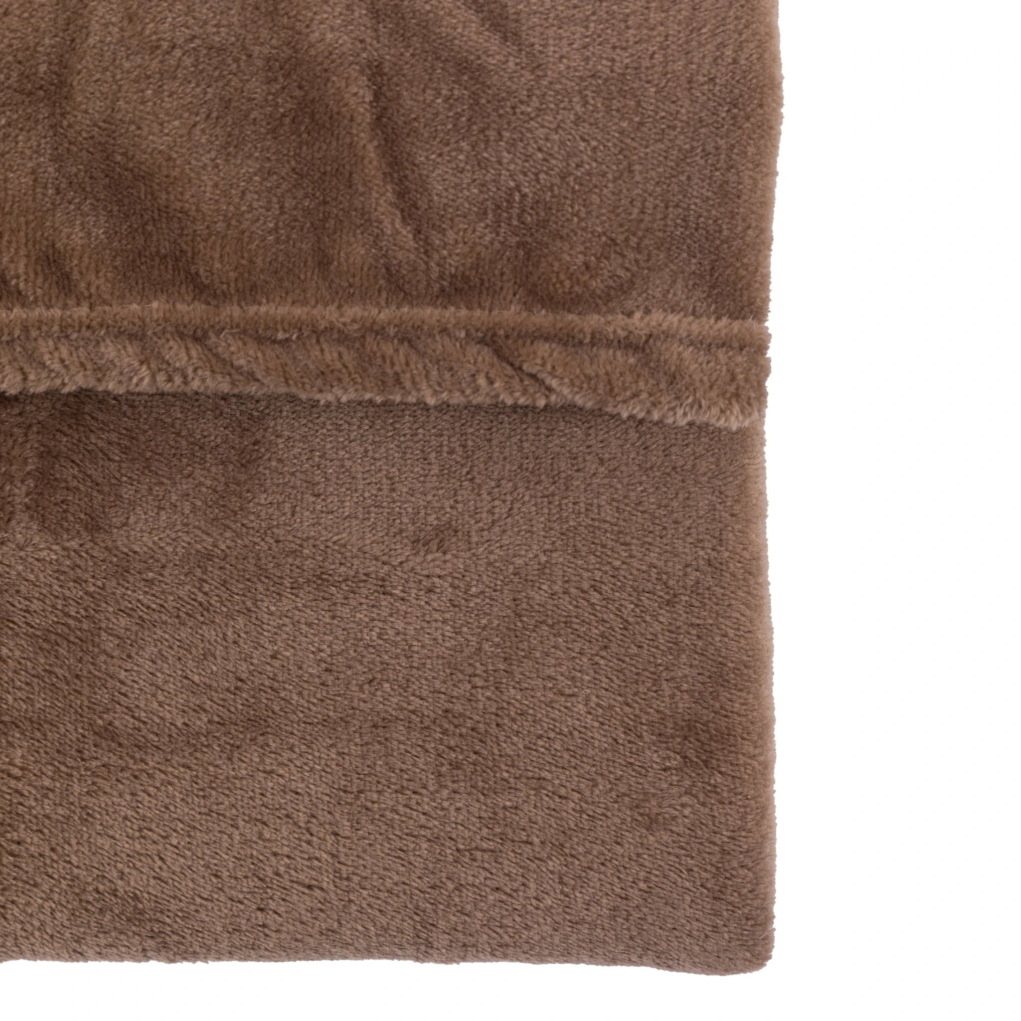 Phoenix Super Soft Flannel Fleece Mocha Throw