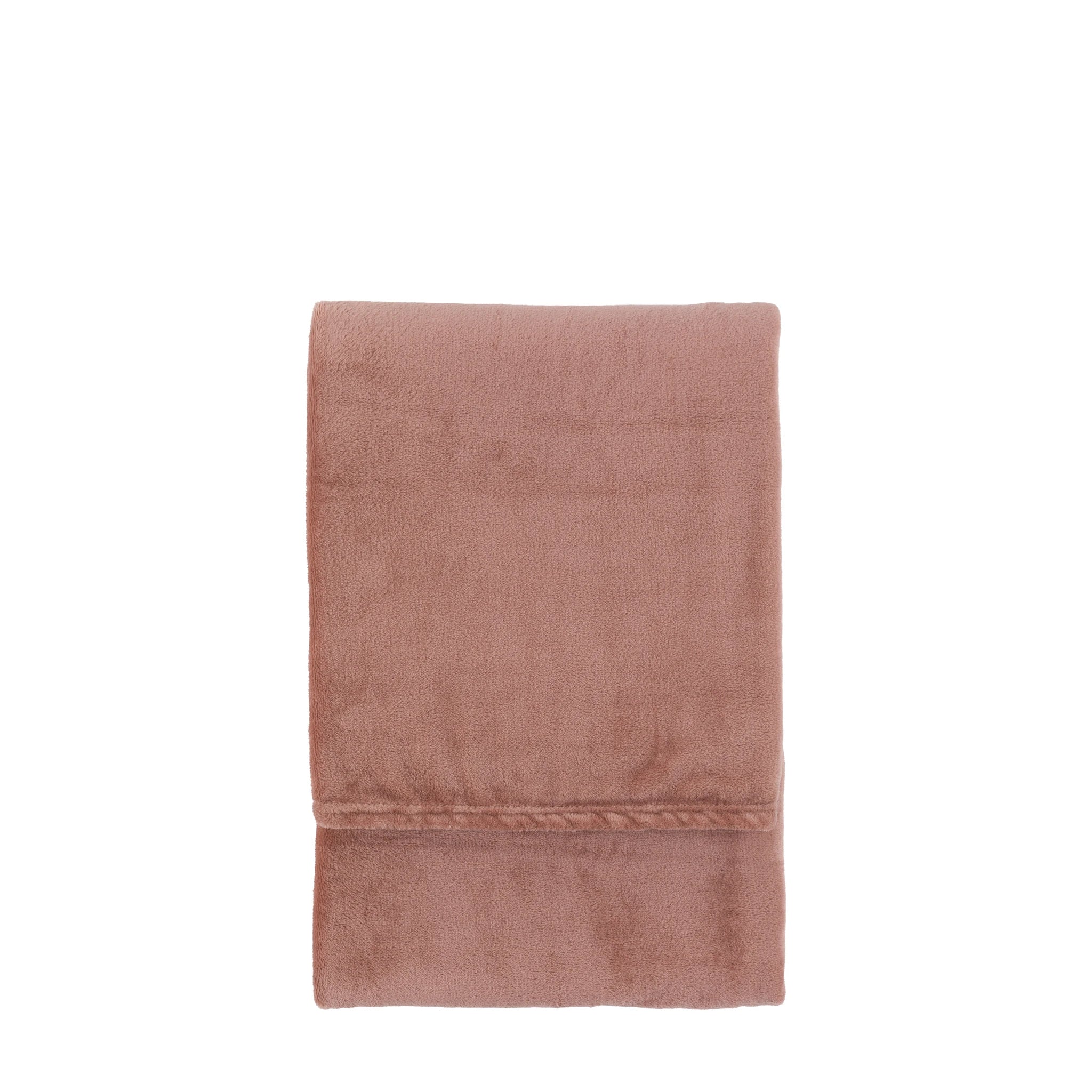 Phoenix Super Soft Flannel Fleece Pink Throw