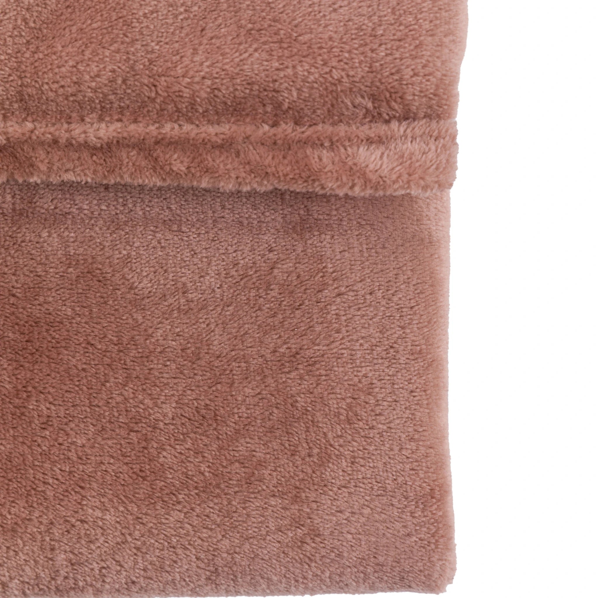 Phoenix Super Soft Flannel Fleece Pink Throw