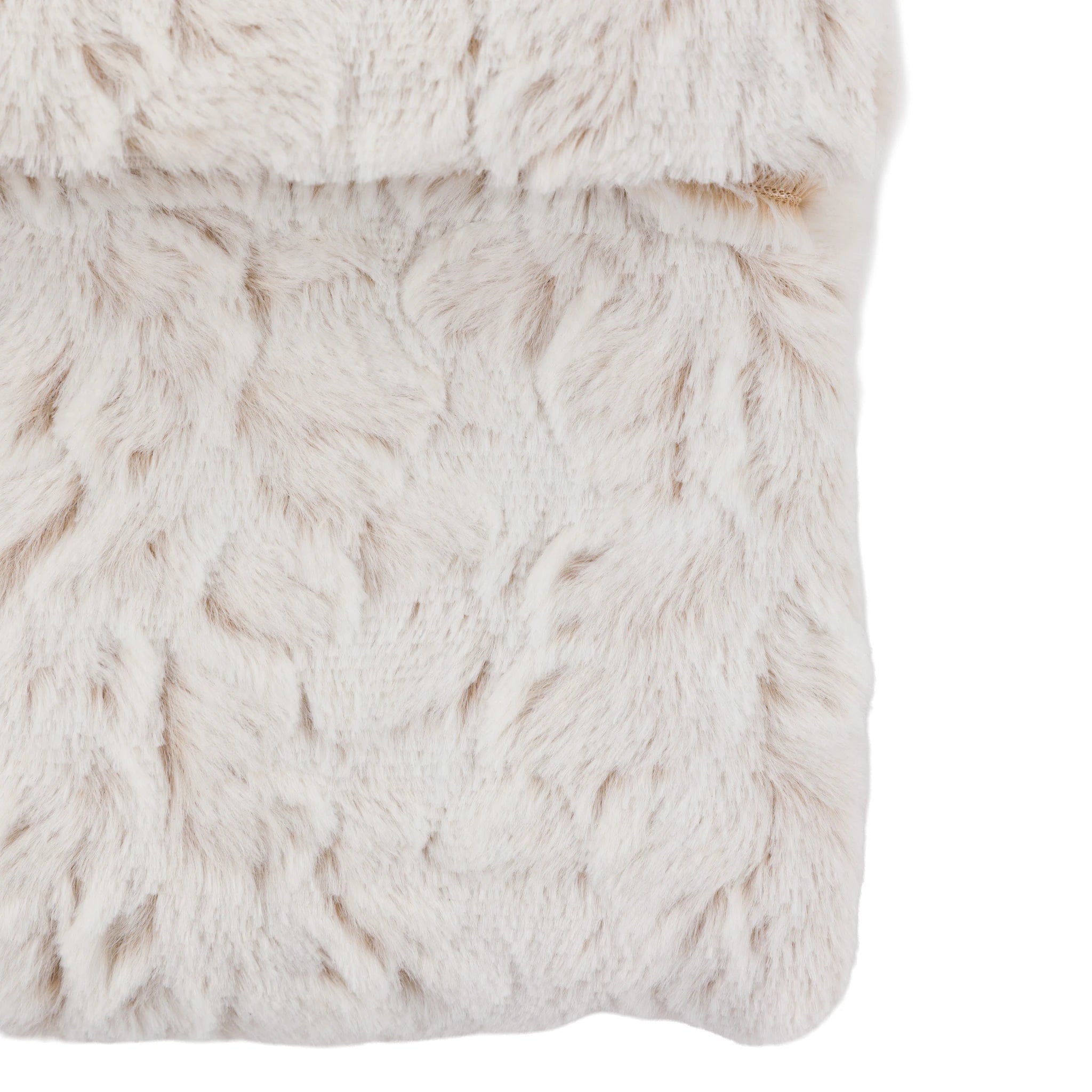 Mare Faux Fur Natural Throw