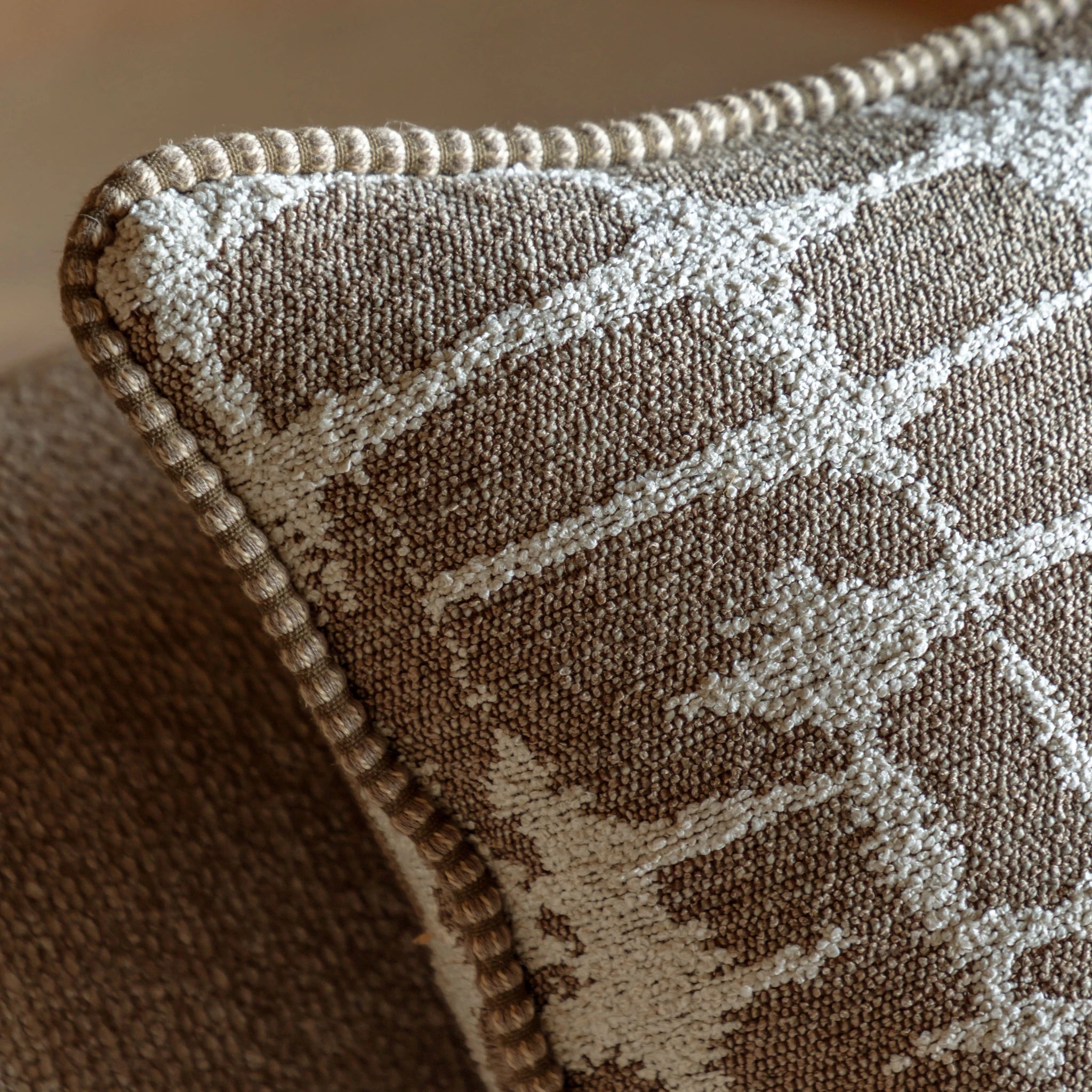 Mirella Jacquard Mocha Cushion 50x50cm