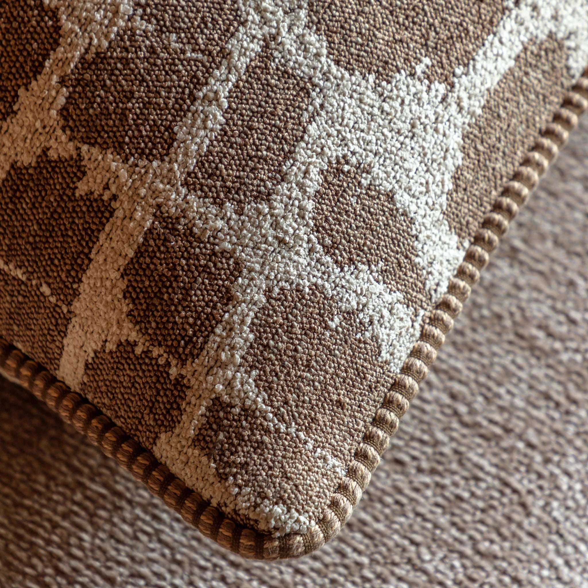 Mirella Jacquard Mocha Cushion 50x50cm