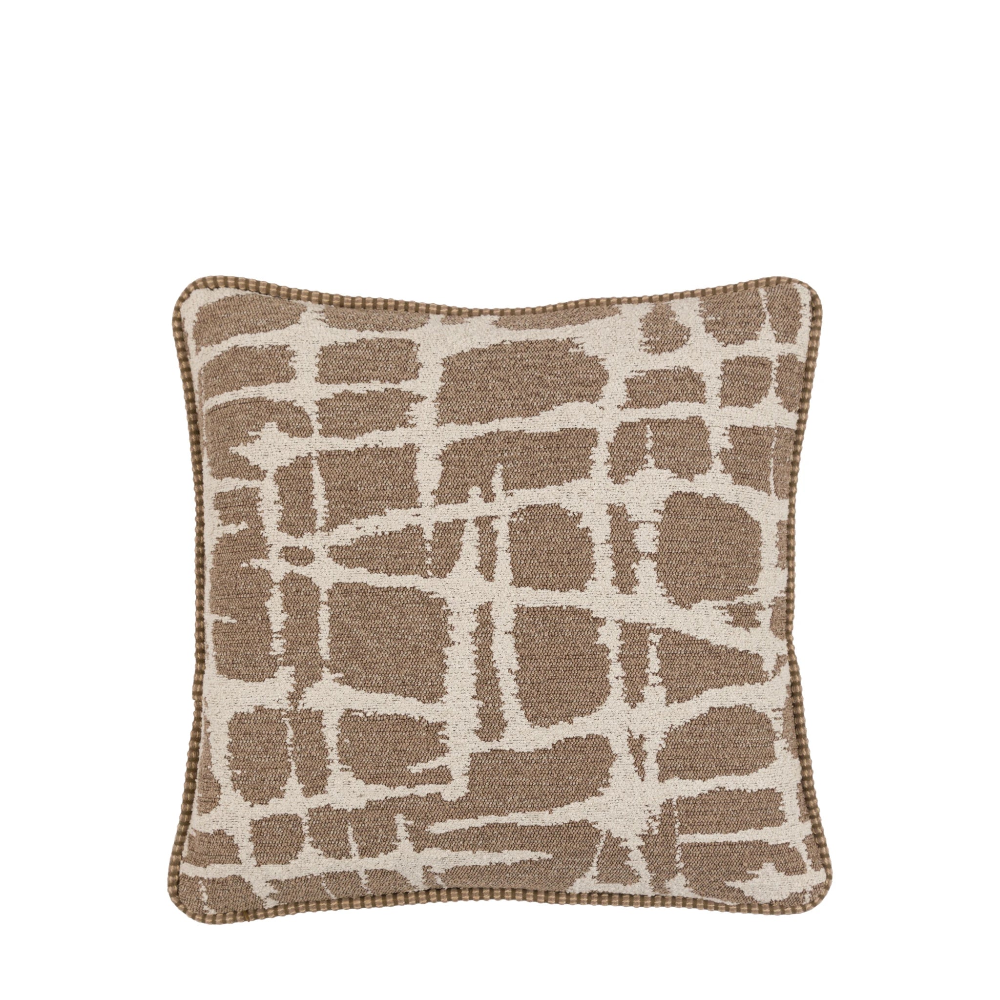 Mirella Jacquard Mocha Cushion 50x50cm