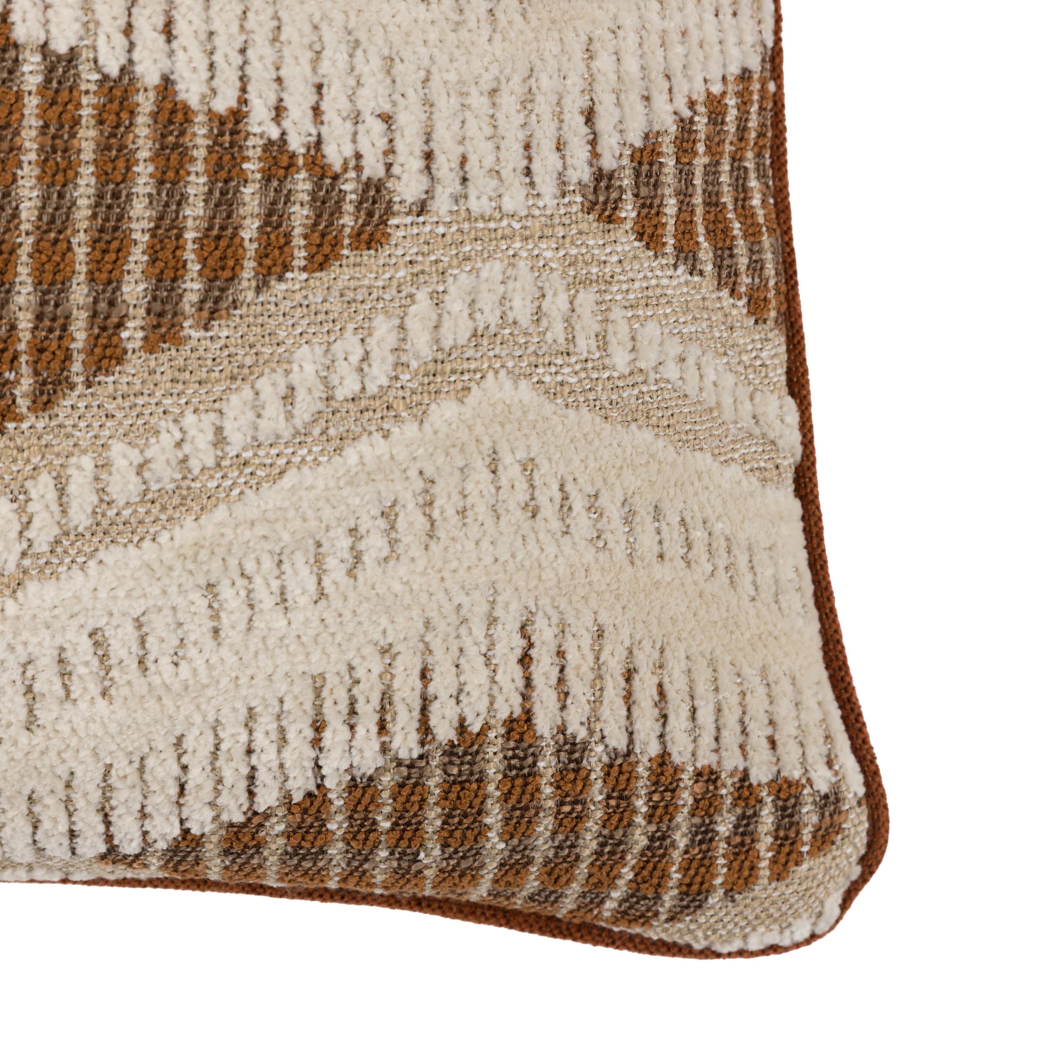 Bellgrave Jacquard Rust Cushion 50x50cm