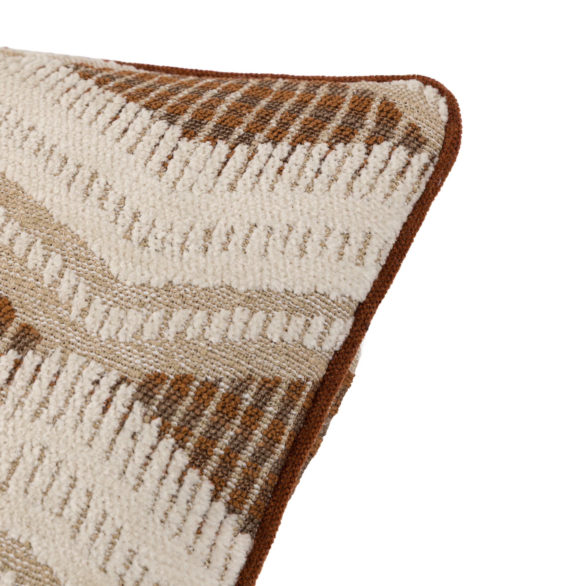 Bellgrave Jacquard Rust Cushion 50x50cm