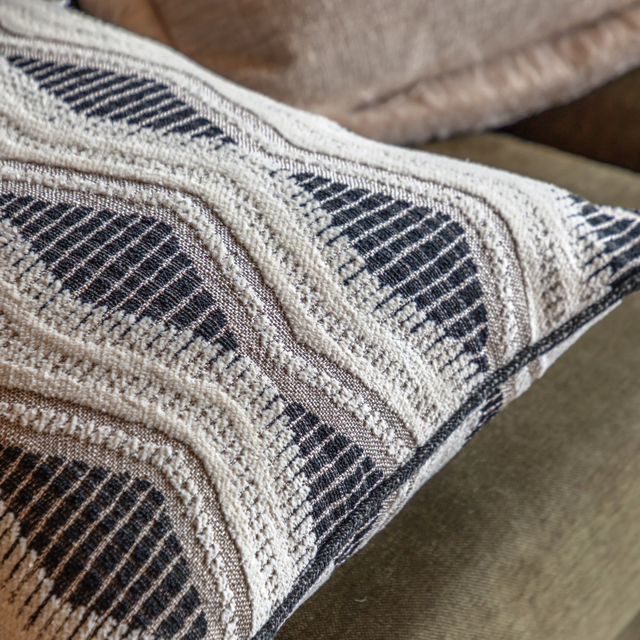 Bellgrave Jacquard Slate Cushion 50x50cm