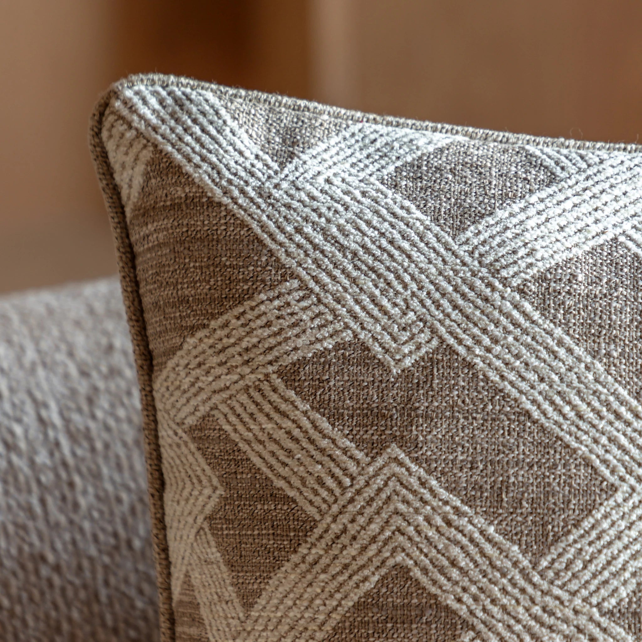 Selene Jacquard Natural Cushion 50x50cm