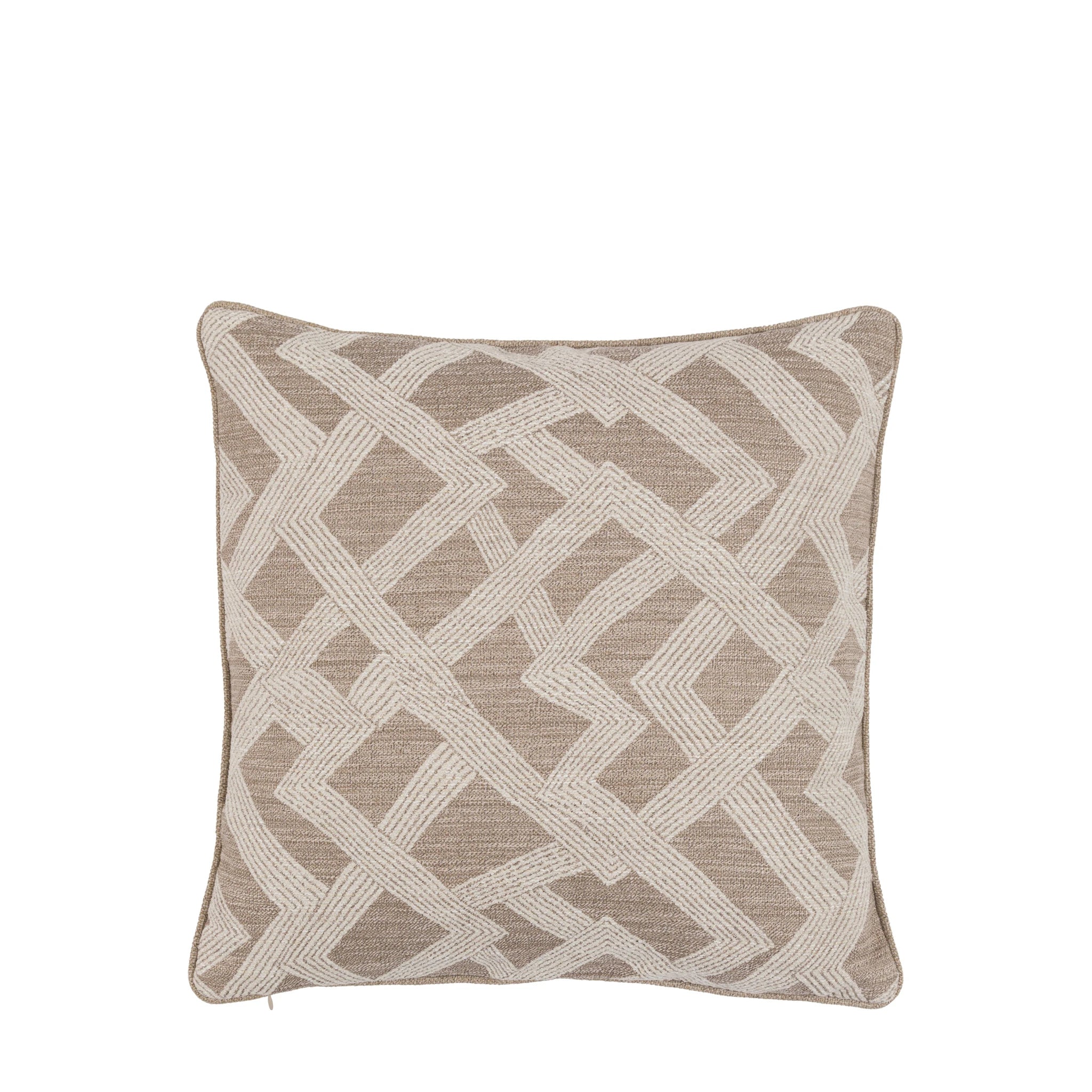 Selene Jacquard Natural Cushion 50x50cm
