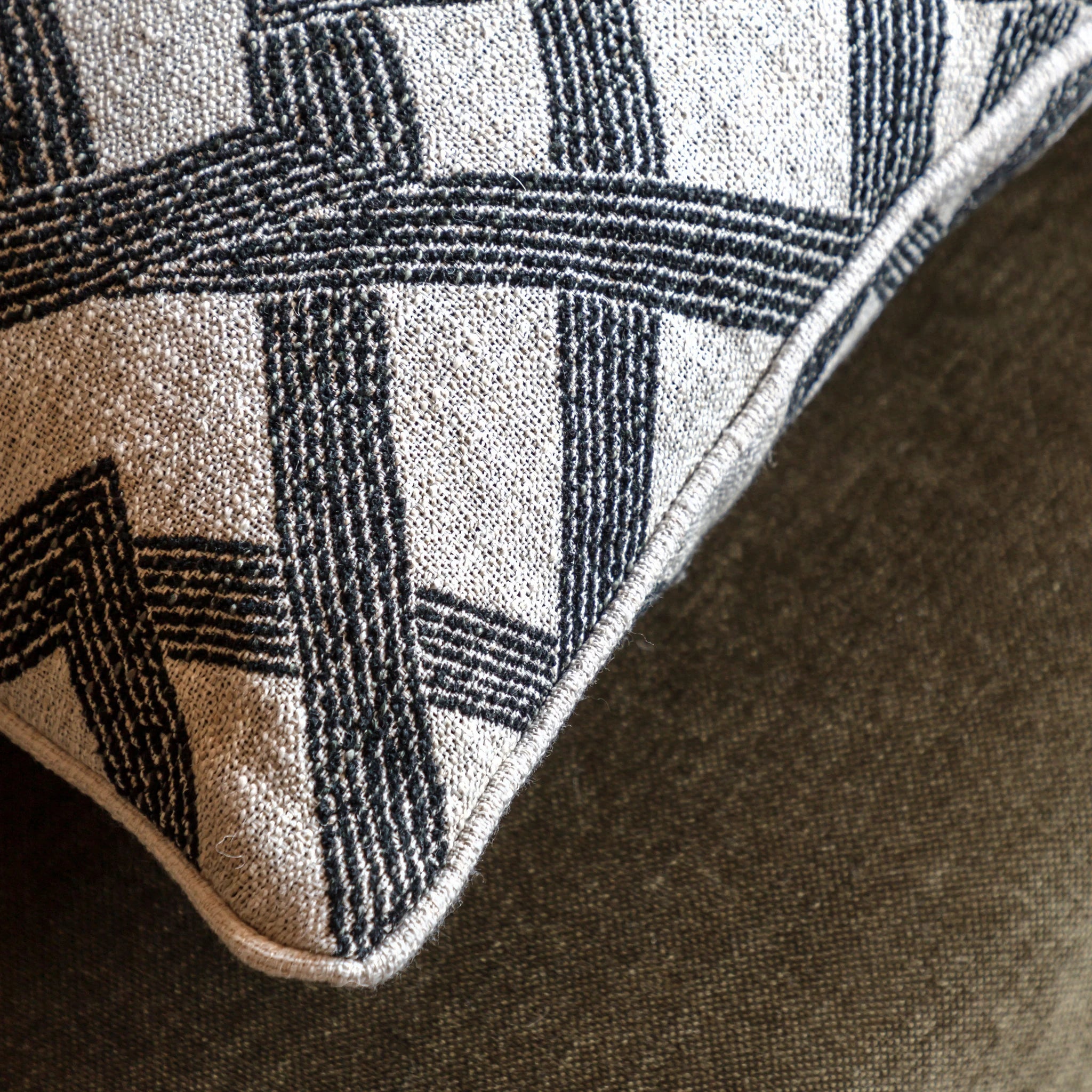 Selene Jacquard Slate Cushion 50x50cm