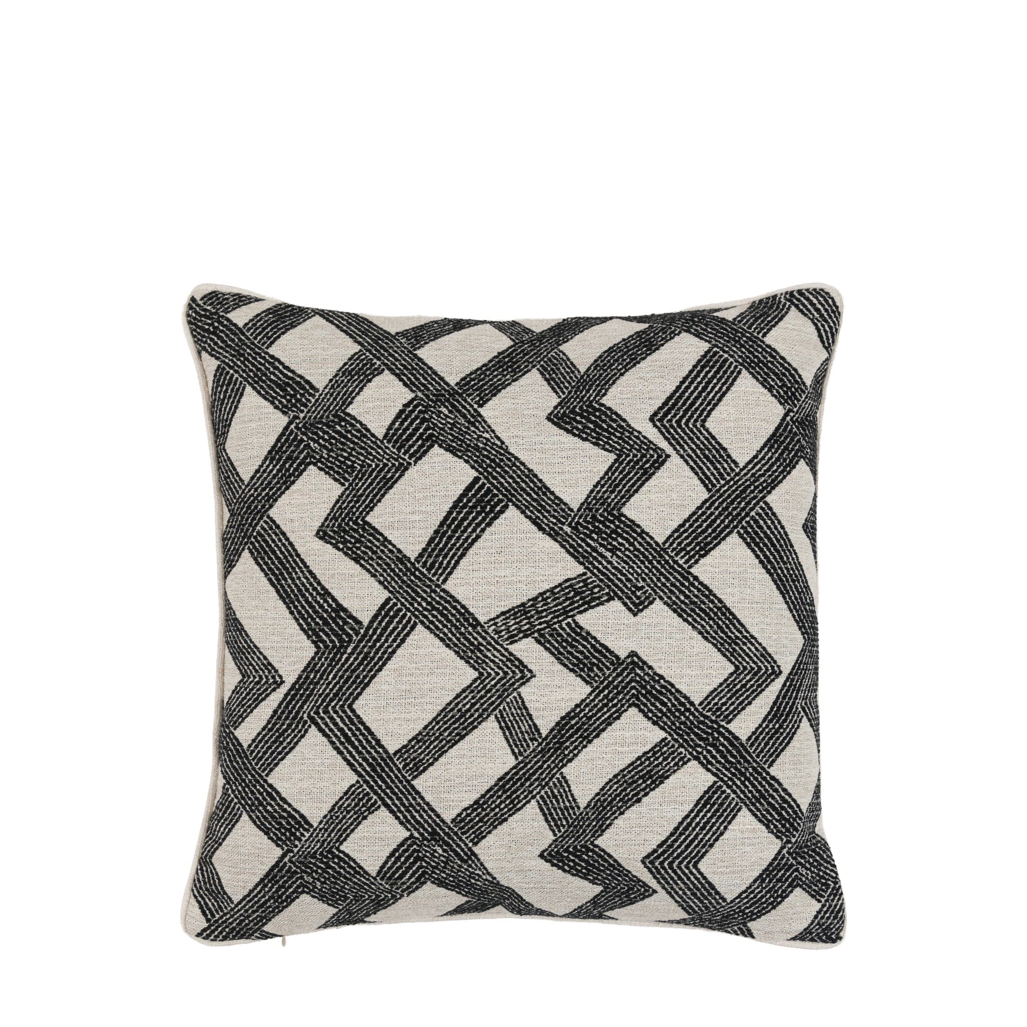 Selene Jacquard Slate Cushion 50x50cm